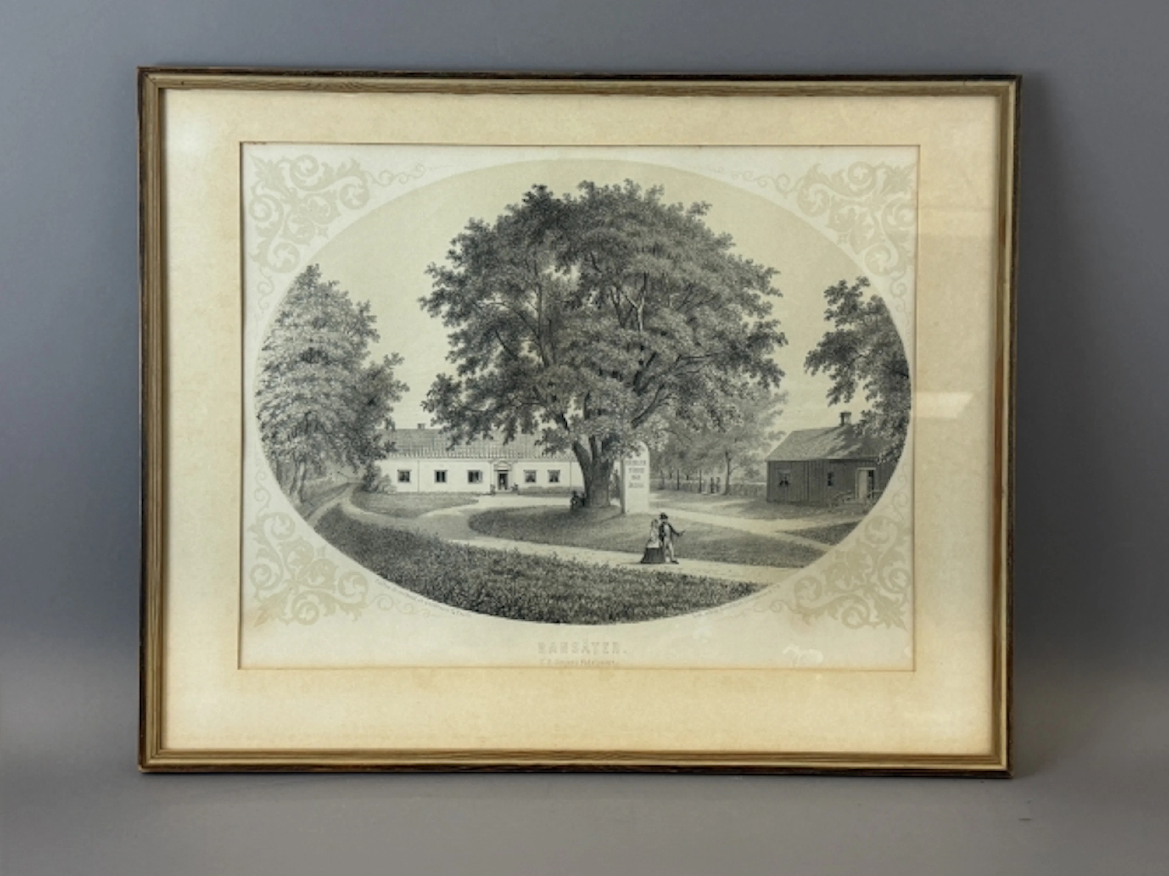 LITOGRAFISKT TRYCK, Ransäter, 1800-tal