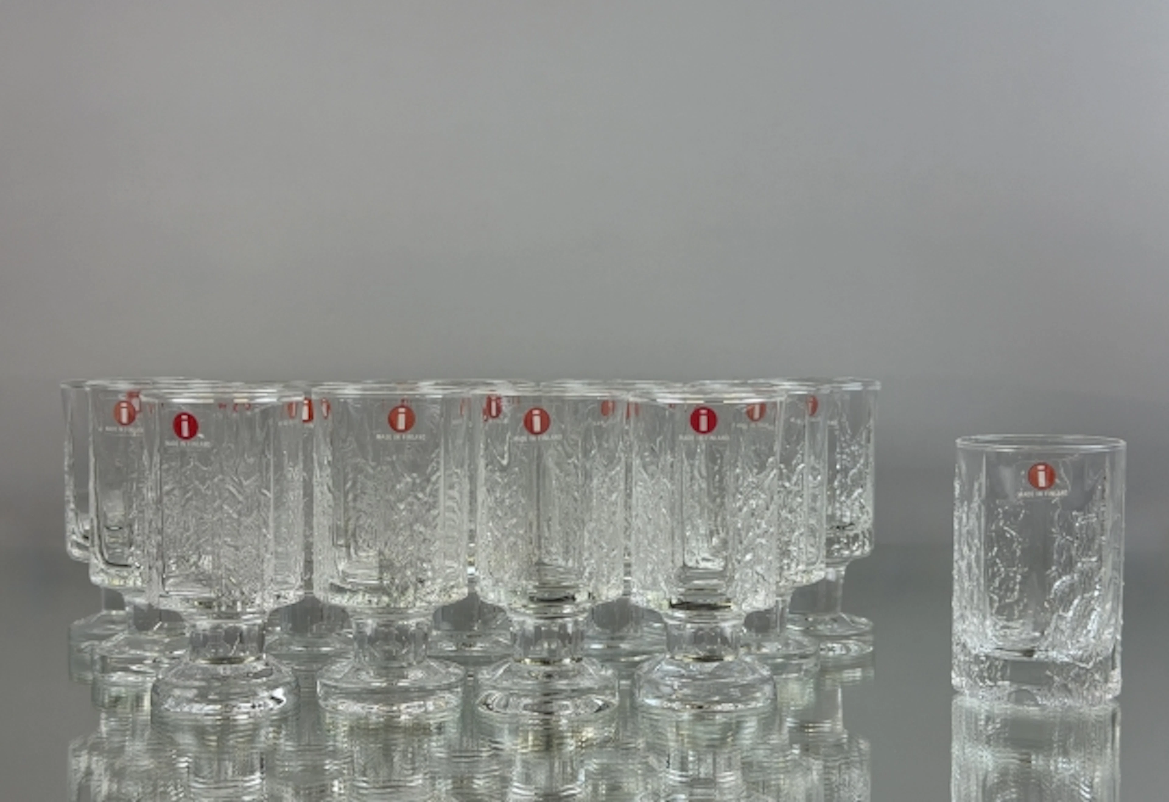 TIMO SARPANEVA, likörglas, 16 st, "Kalinka", Iittala