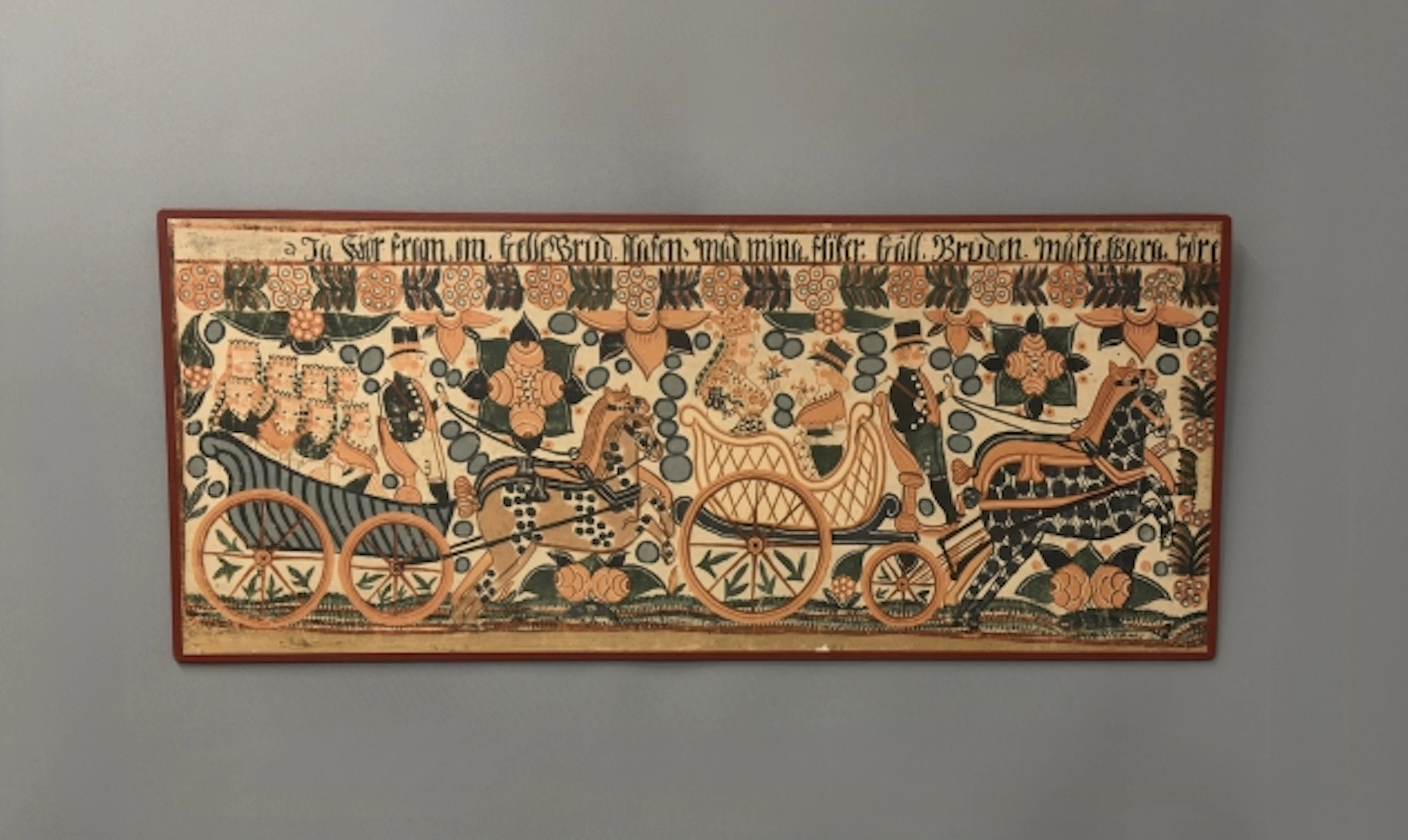 "BRUDFÖLJET" efter måleri av Anders Pålsson