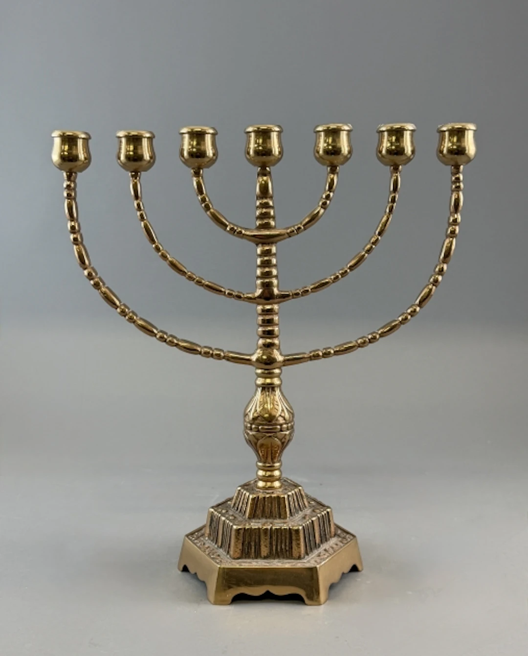 KANDELABER GNOSJÖ, "Menorah" Malm.