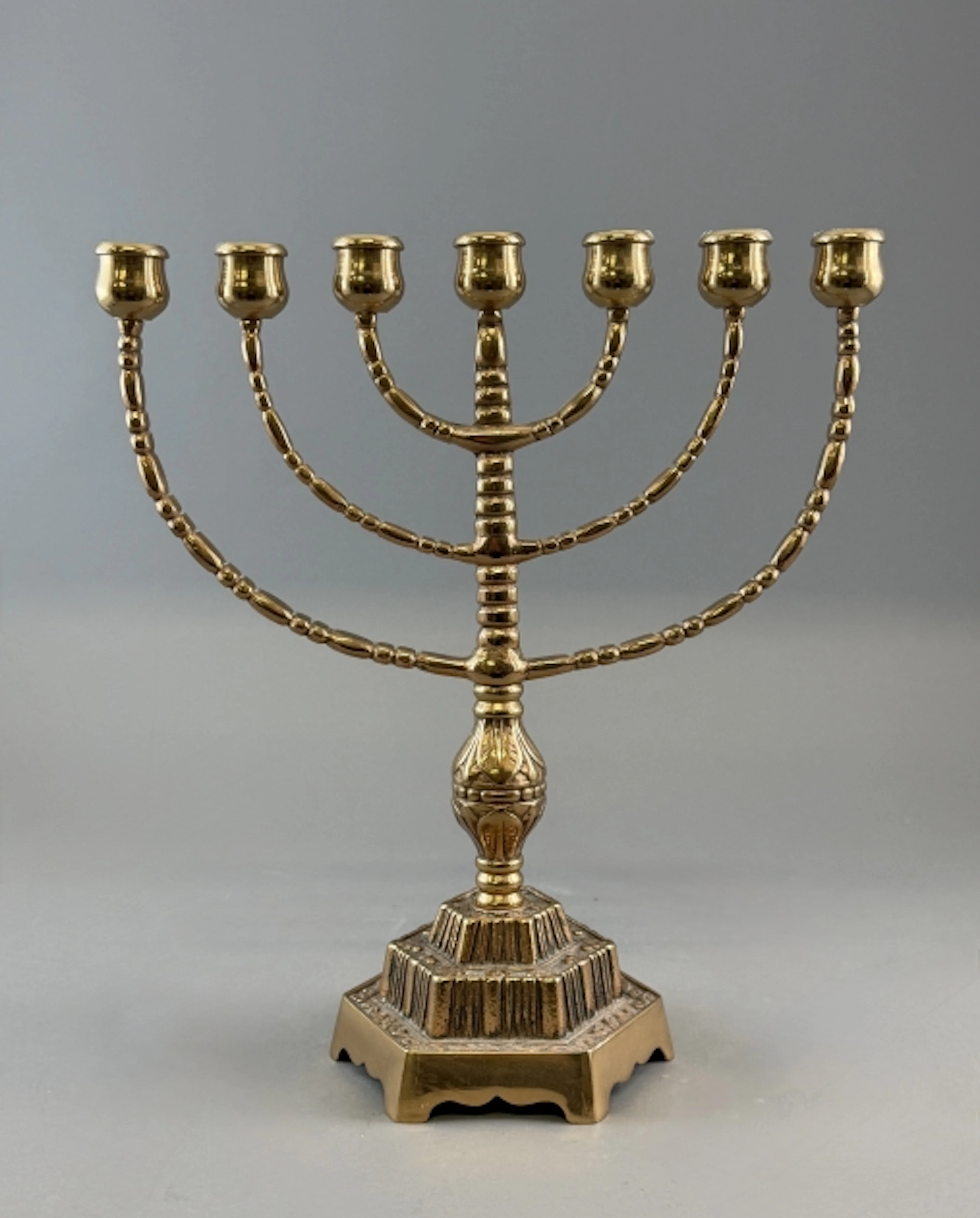 KANDELABER GNOSJÖ, "Menorah" Malm.
