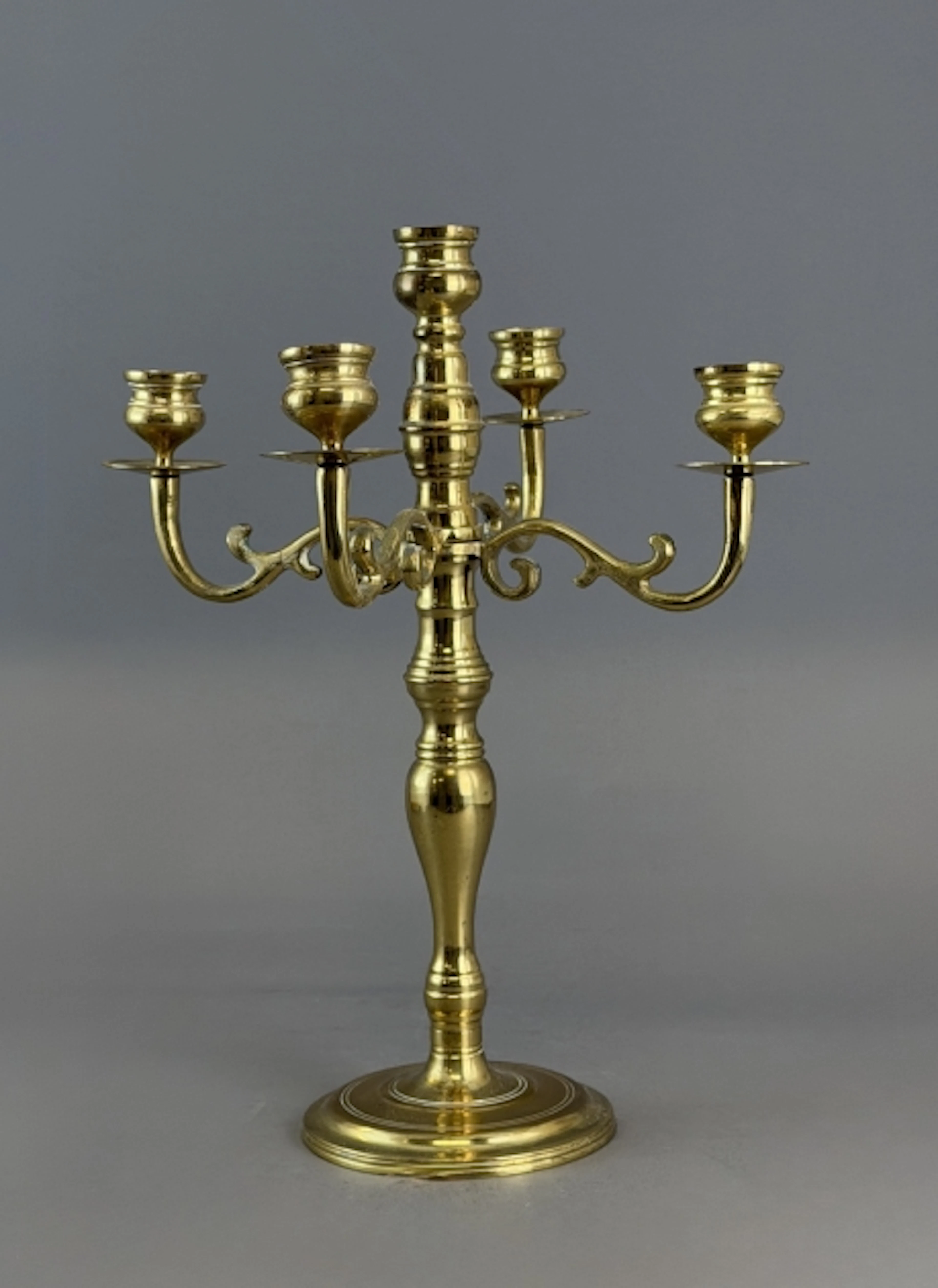 KANDELABER, mässing, 1900/2000-tal