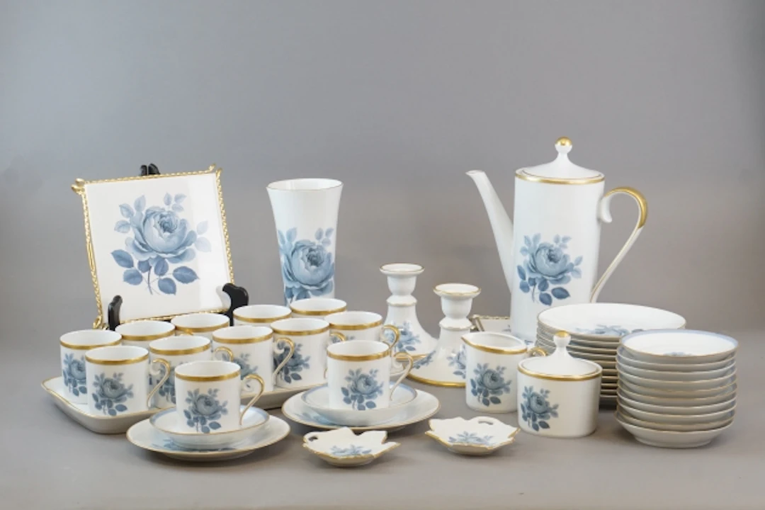 KAFFESERVIS, 47 delar, Hackefors Porslin