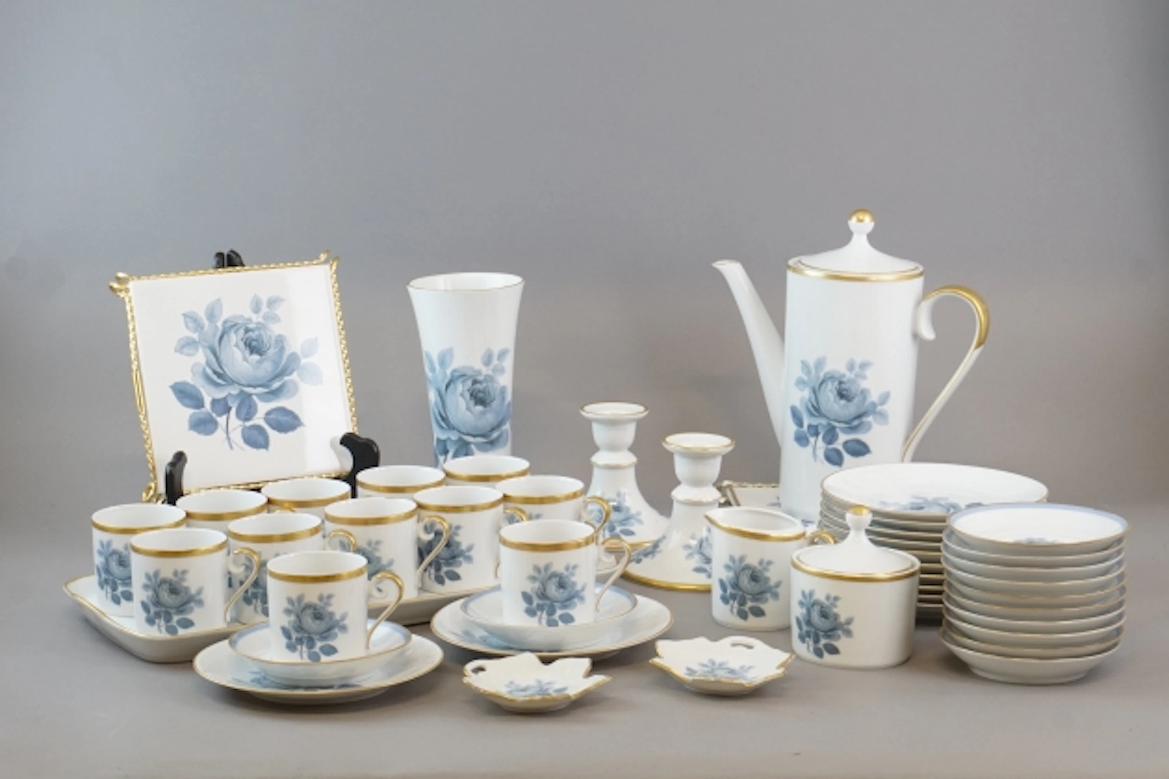 KAFFESERVIS, 47 delar, Hackefors Porslin