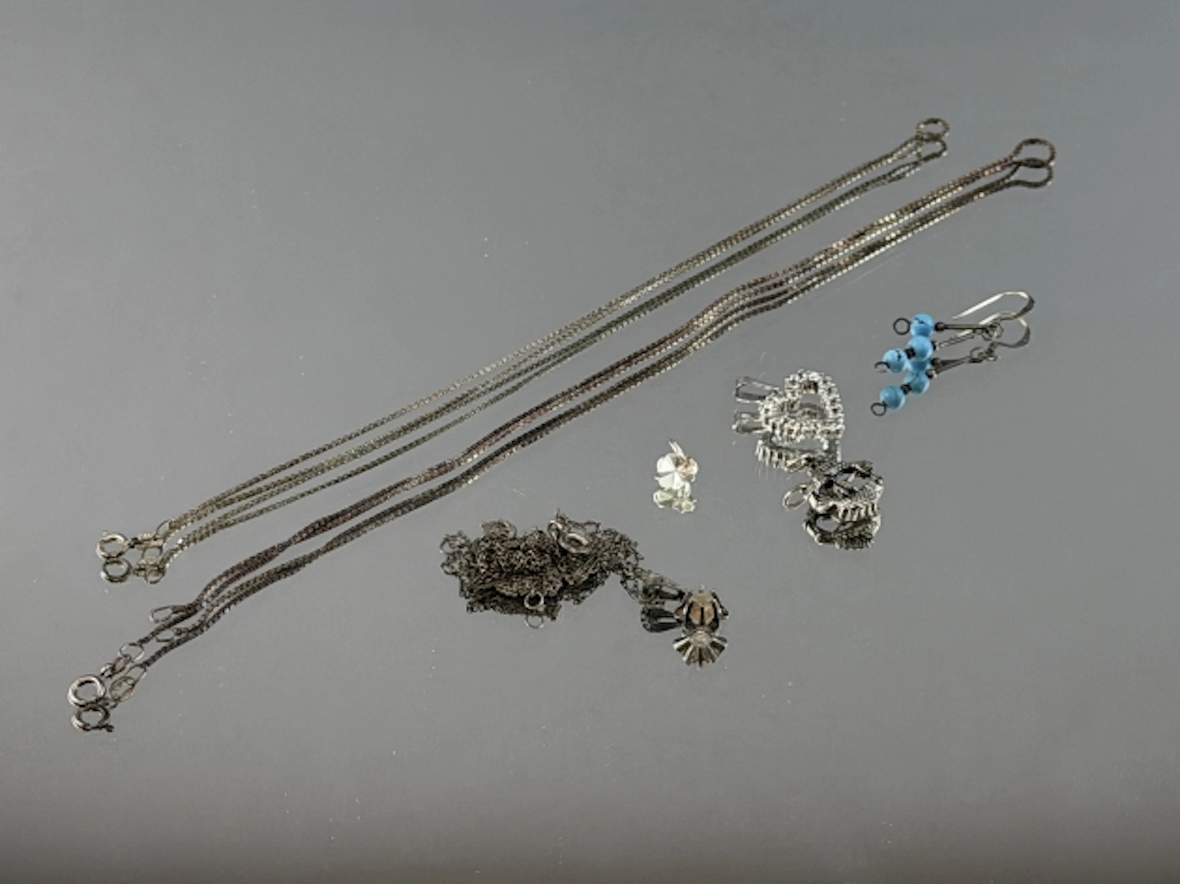 SILVER SMYCKEN, HÄNGE, 925, 835S