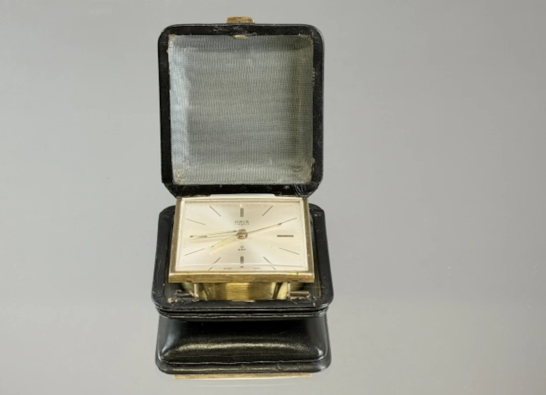 ORIS, reseväckarklocka - 8 Day, 7 Jewels, originaletui