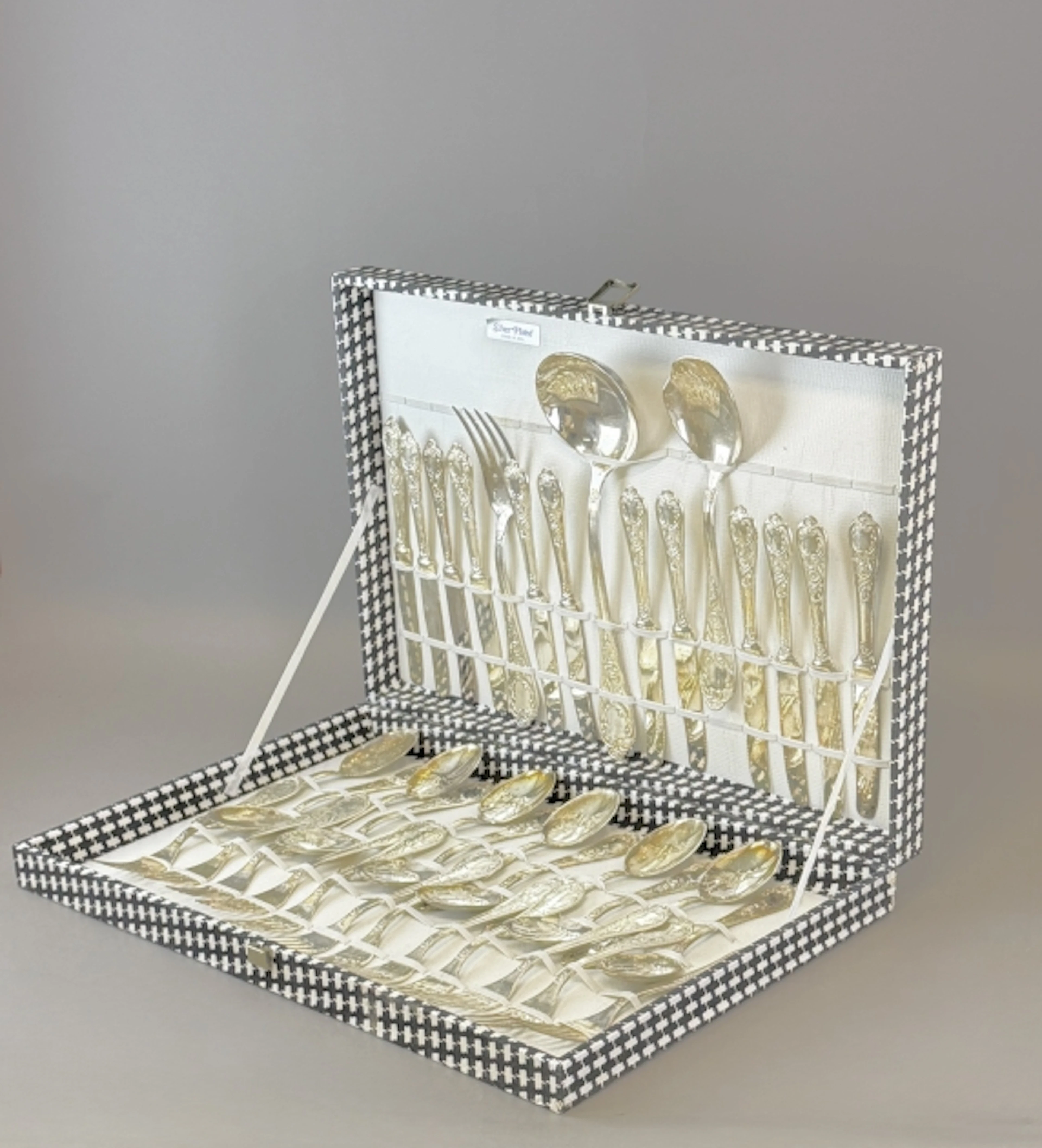 BESTICKSET, nysilver, Italien