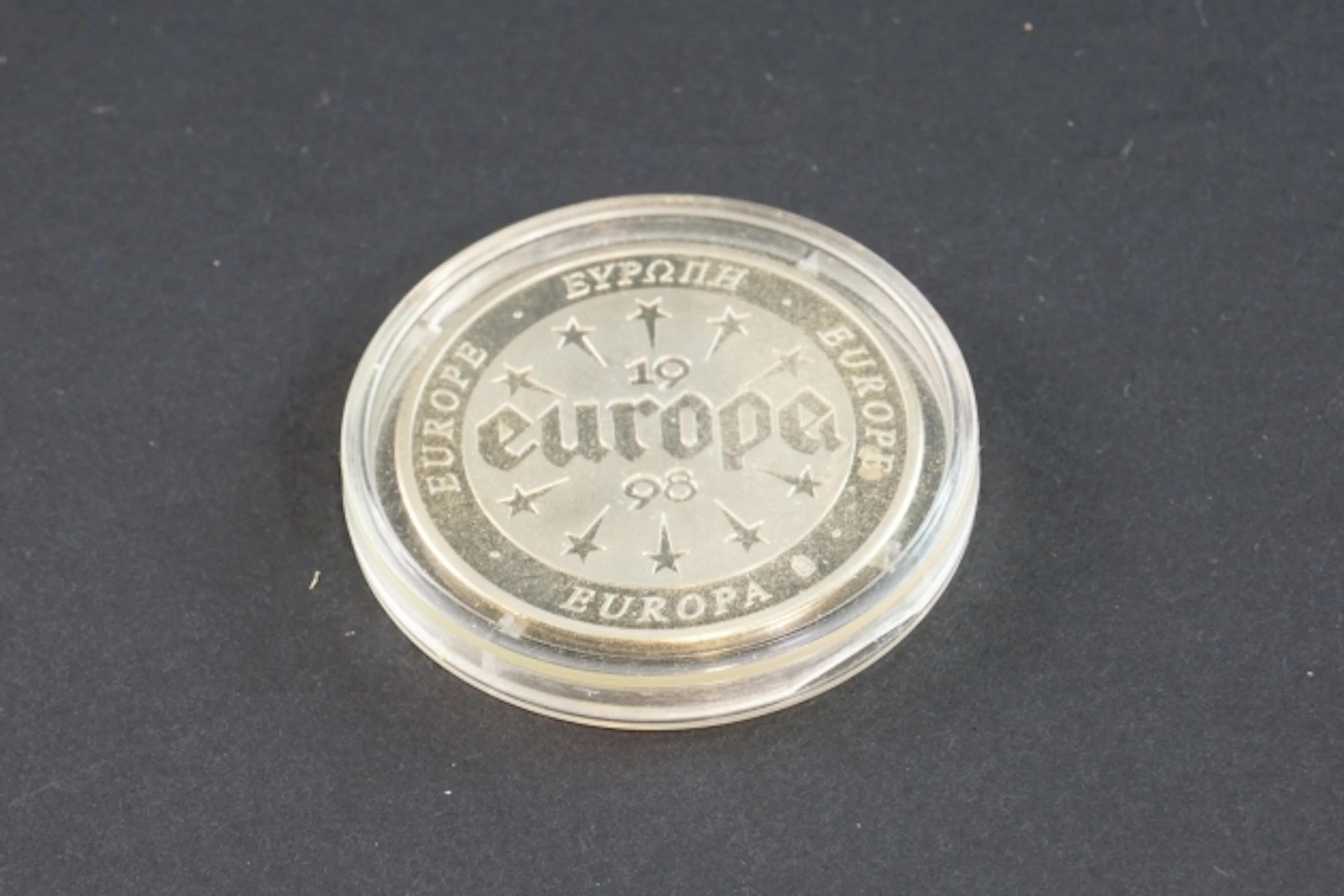 Europa 1998 mynt. Fransk medalj.