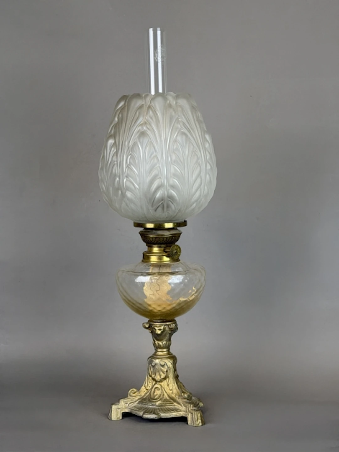 BORDSFOTOGENLAMPA, mässing, 1900-tal.
