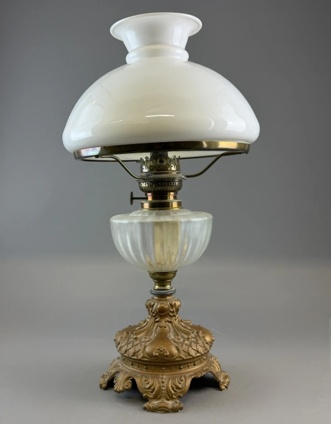 BORDSFOTOGENLAMPA, Metall&glas, Kosmos Brenner, 1900-tal.