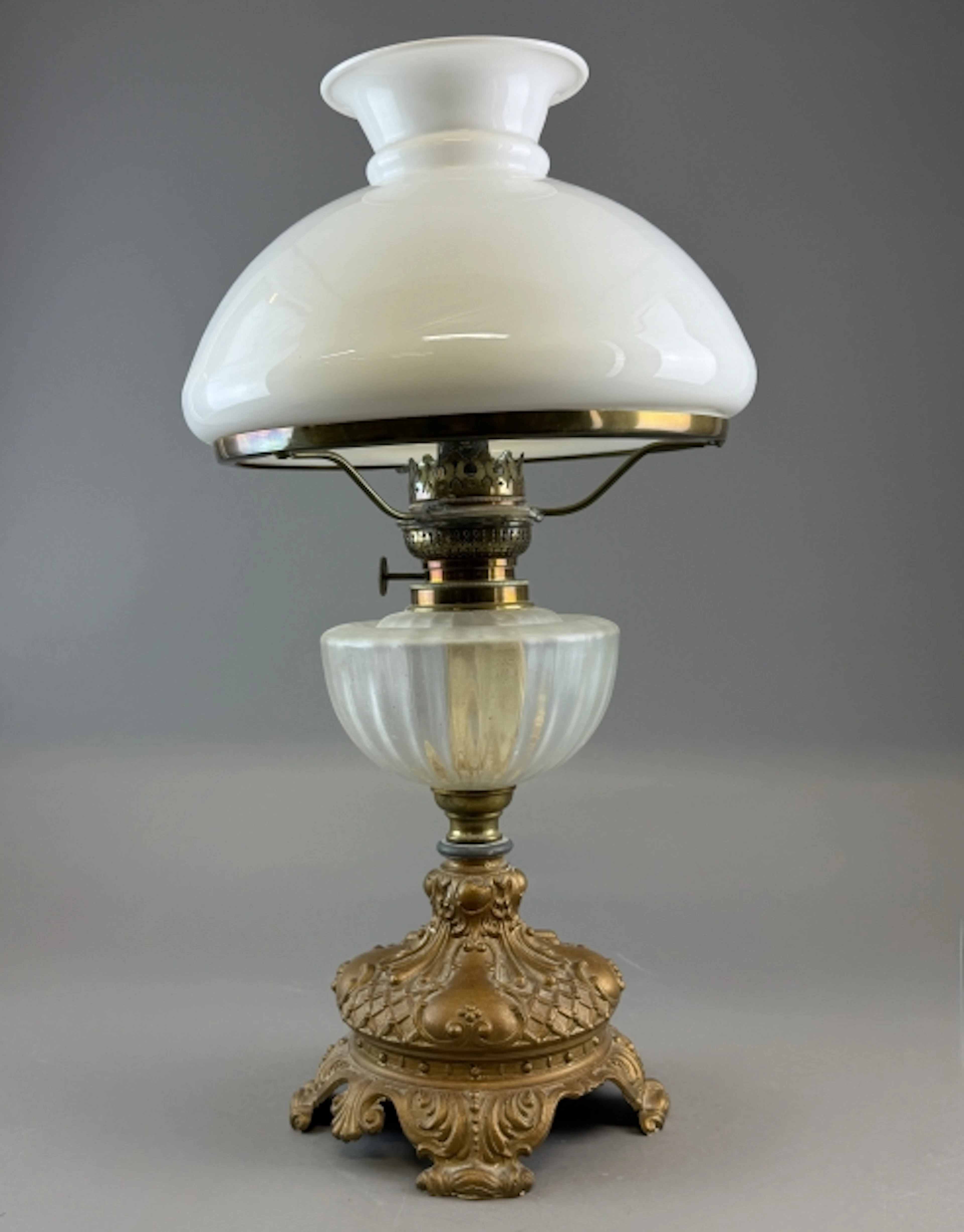BORDSFOTOGENLAMPA, Metall&glas, Kosmos Brenner, 1900-tal.