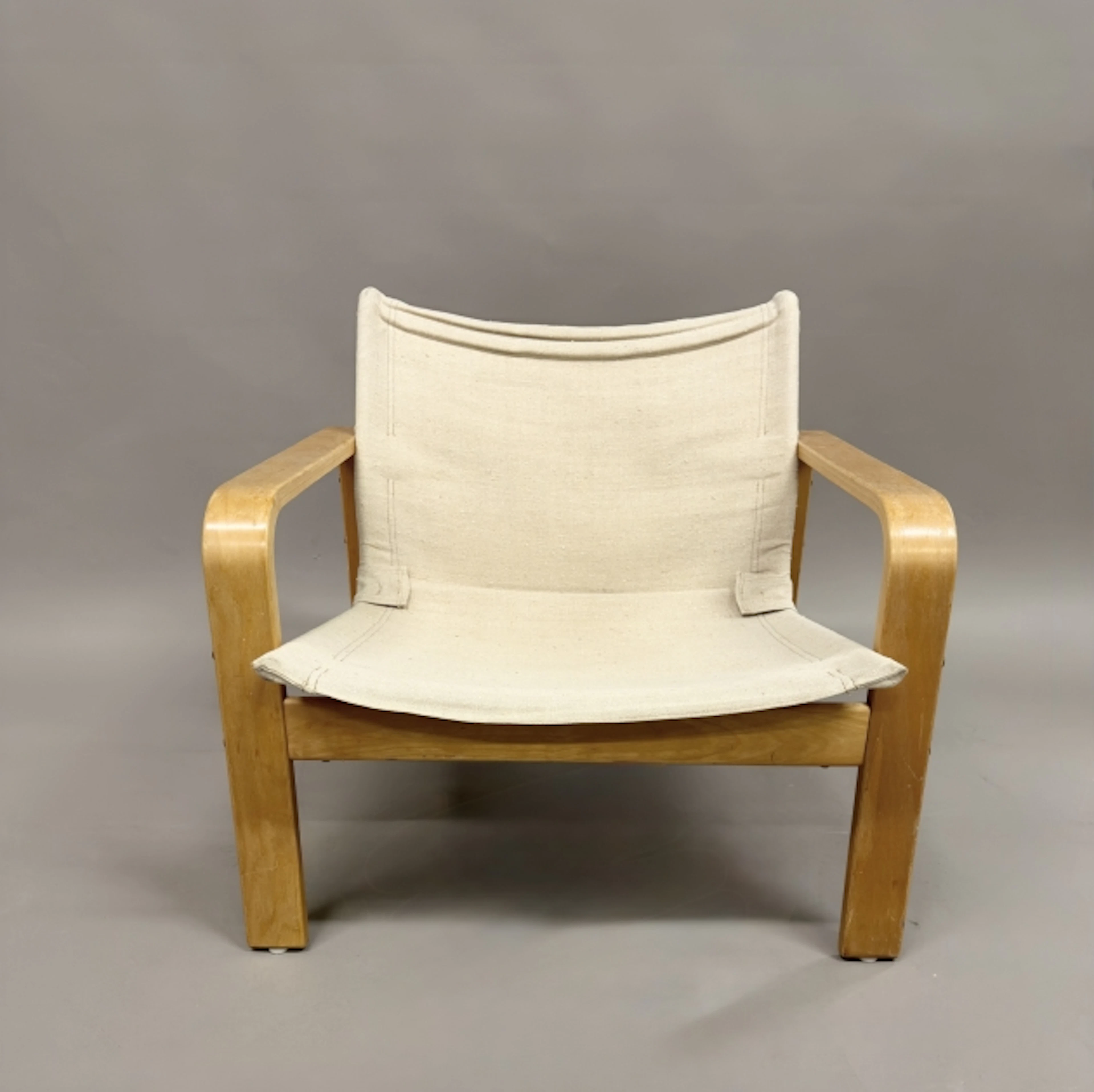 FÅTÖLJ, Linnetyg, Beige