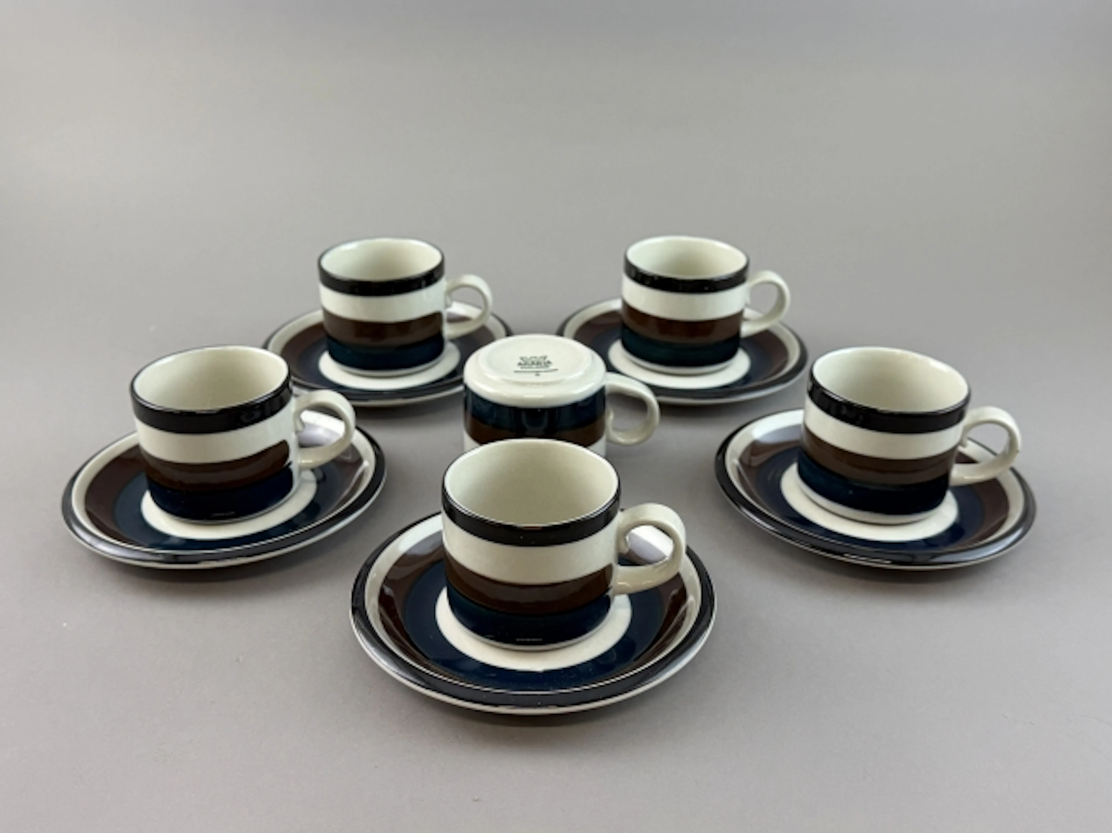 Kaffekoppar 11 delar "Kaira", Anja Jaatinen-Winqvist, Arabia Finland