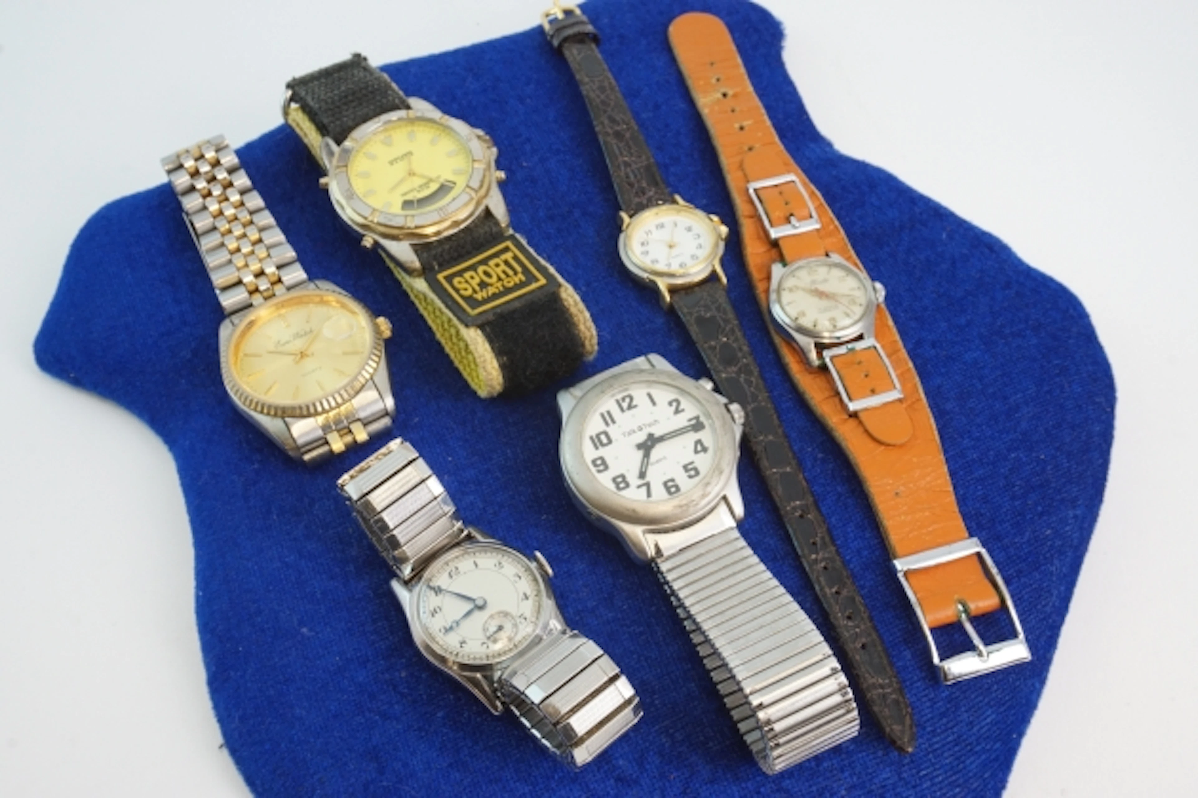 Armbandsur 6st Quarts, Stuts, Talk Tech, Euro Watch m.m.