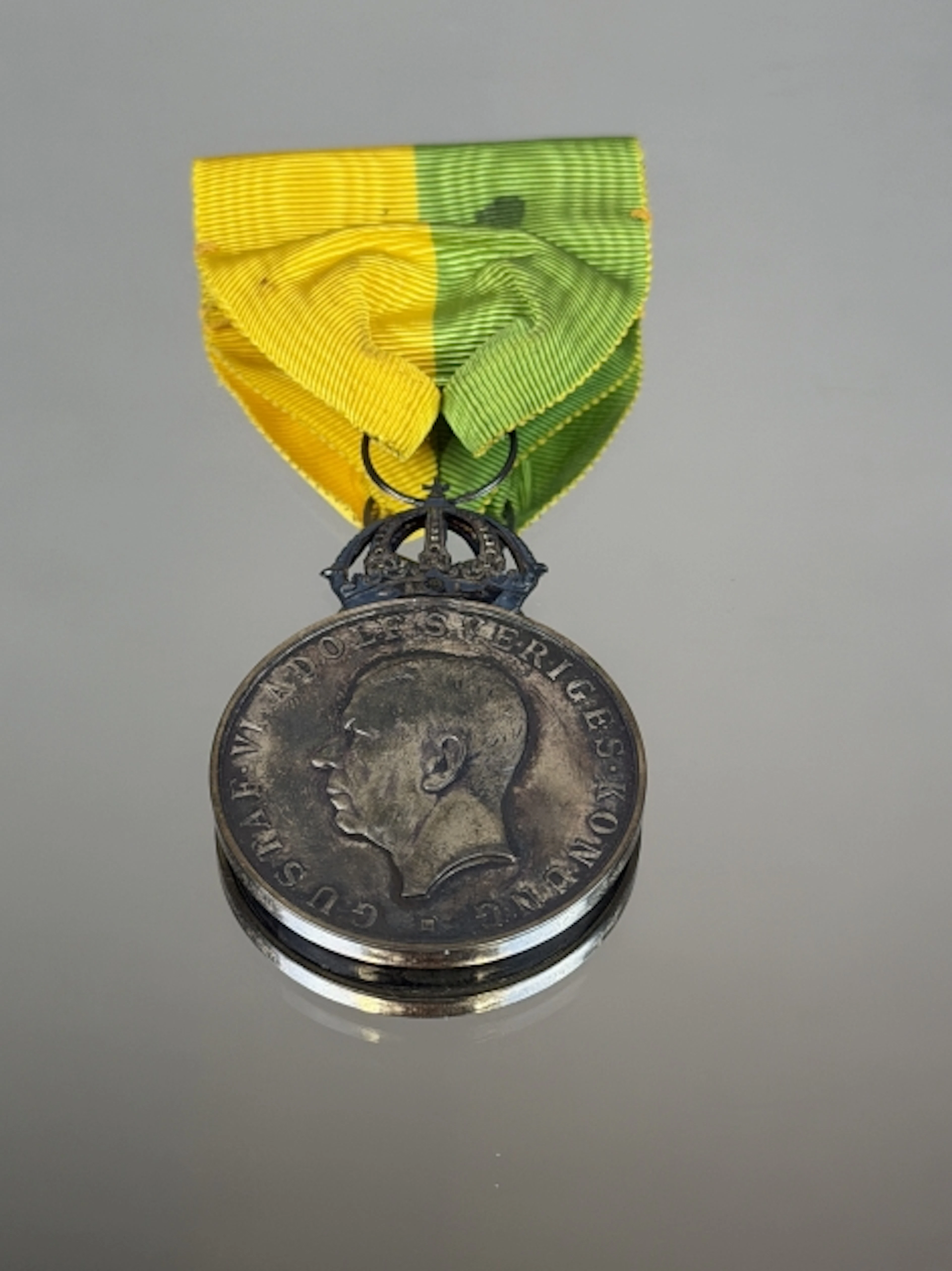 SILVERMEDALJ, Gustaf VI Adolf, 1953