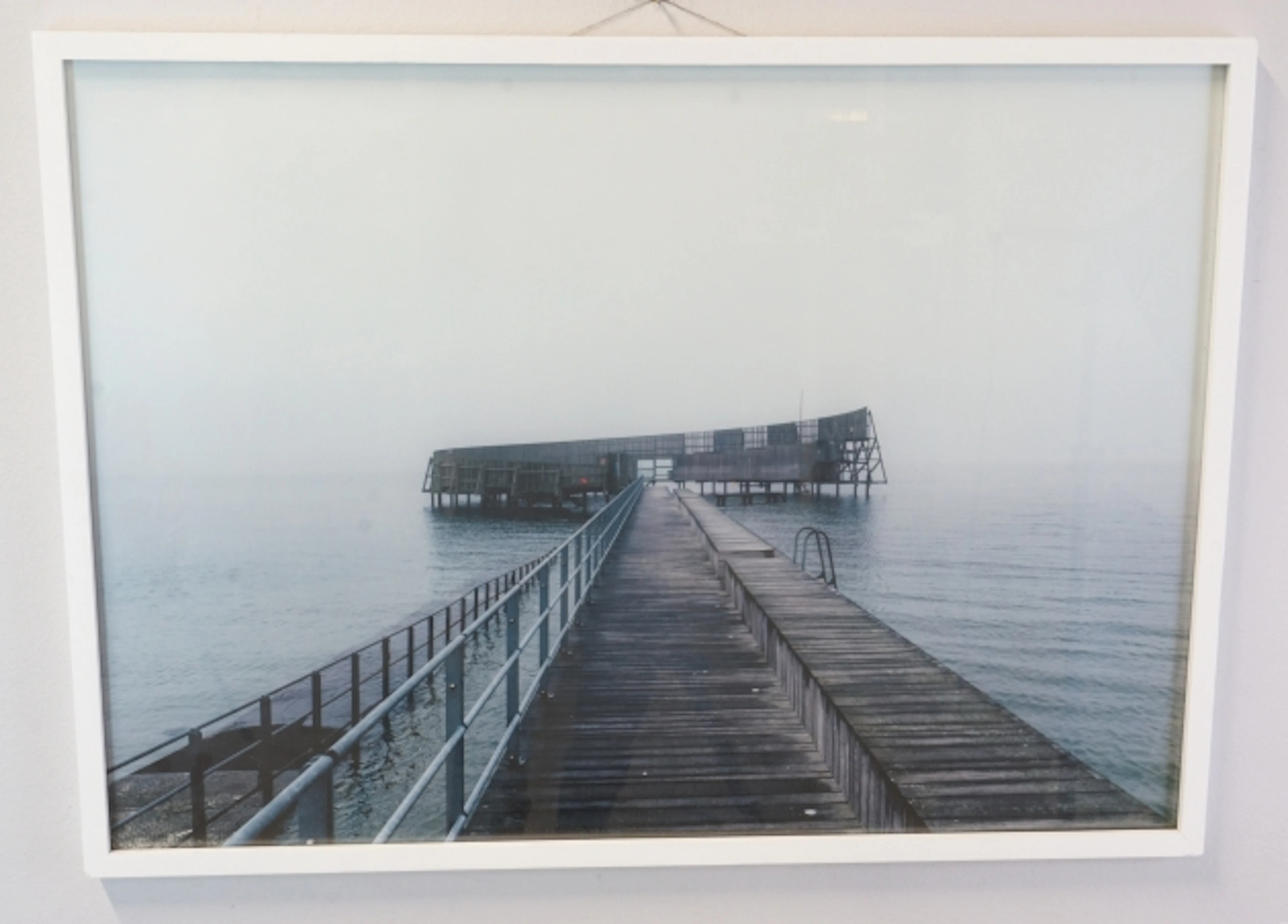 Fotokonst En pir ut i havet
