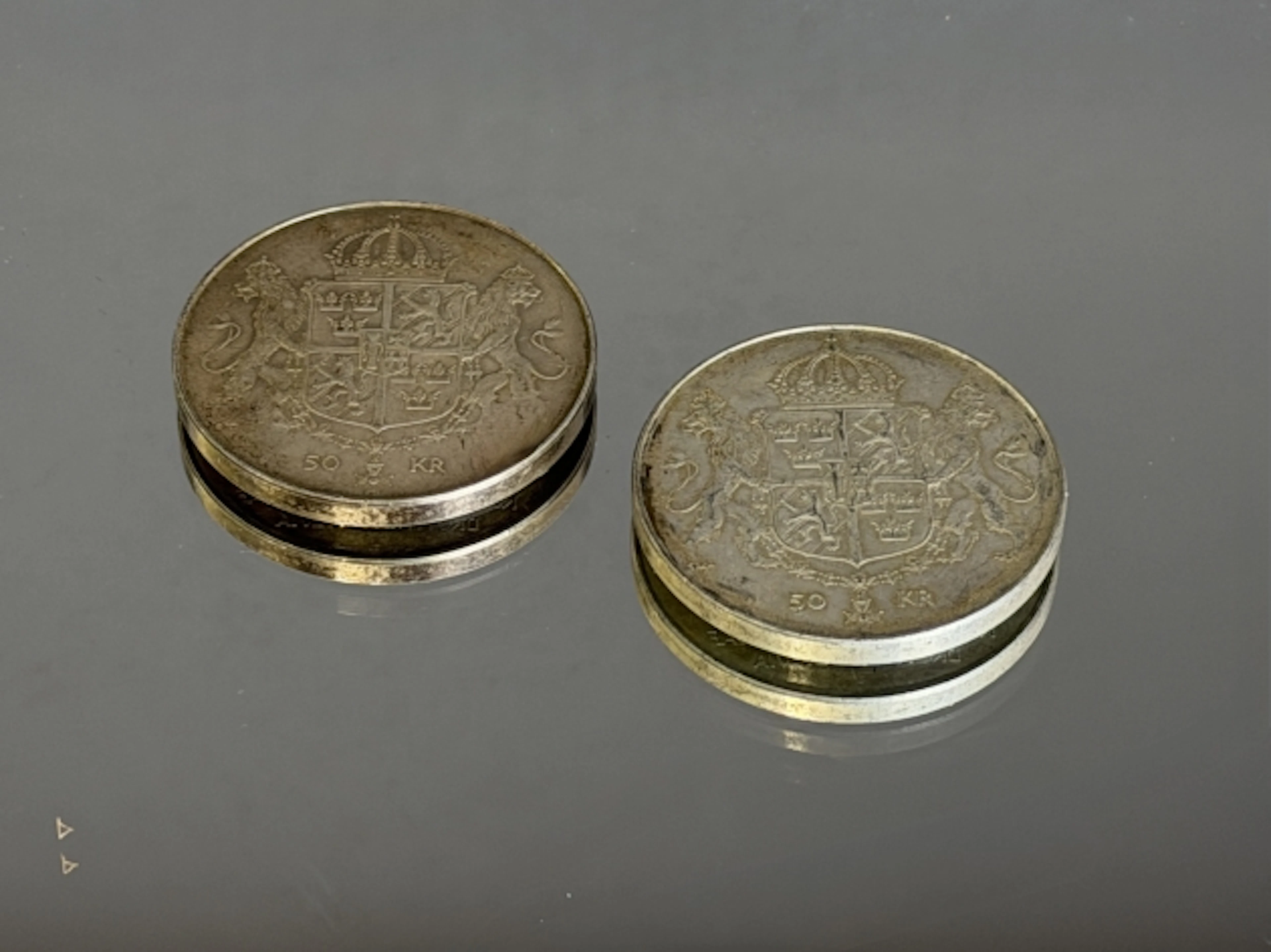 JUBILEUMSMYNT, 2 st, Silver 92,5 %