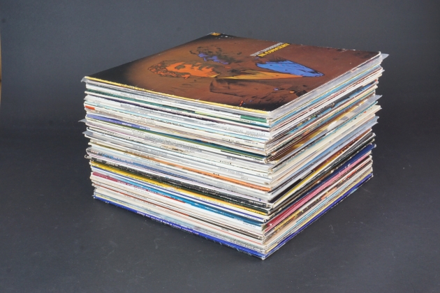 Vinylskivor 63st, blandat