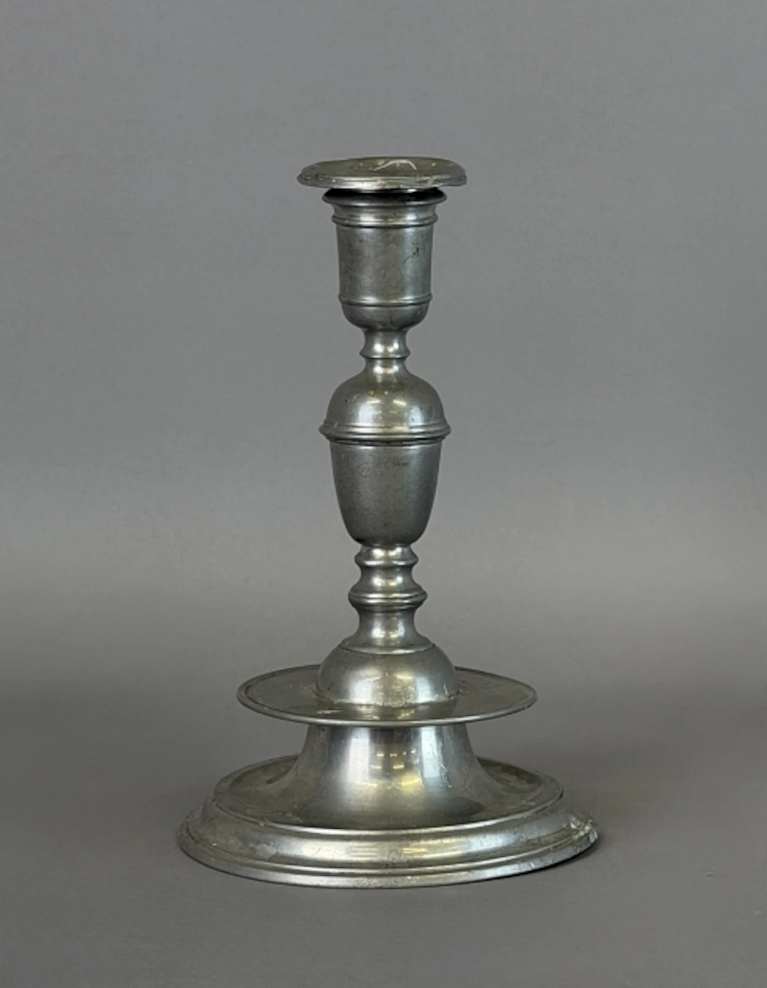 FRANS SANTESSON, Stockholm, Ljusstake, tenn, 1800-tal