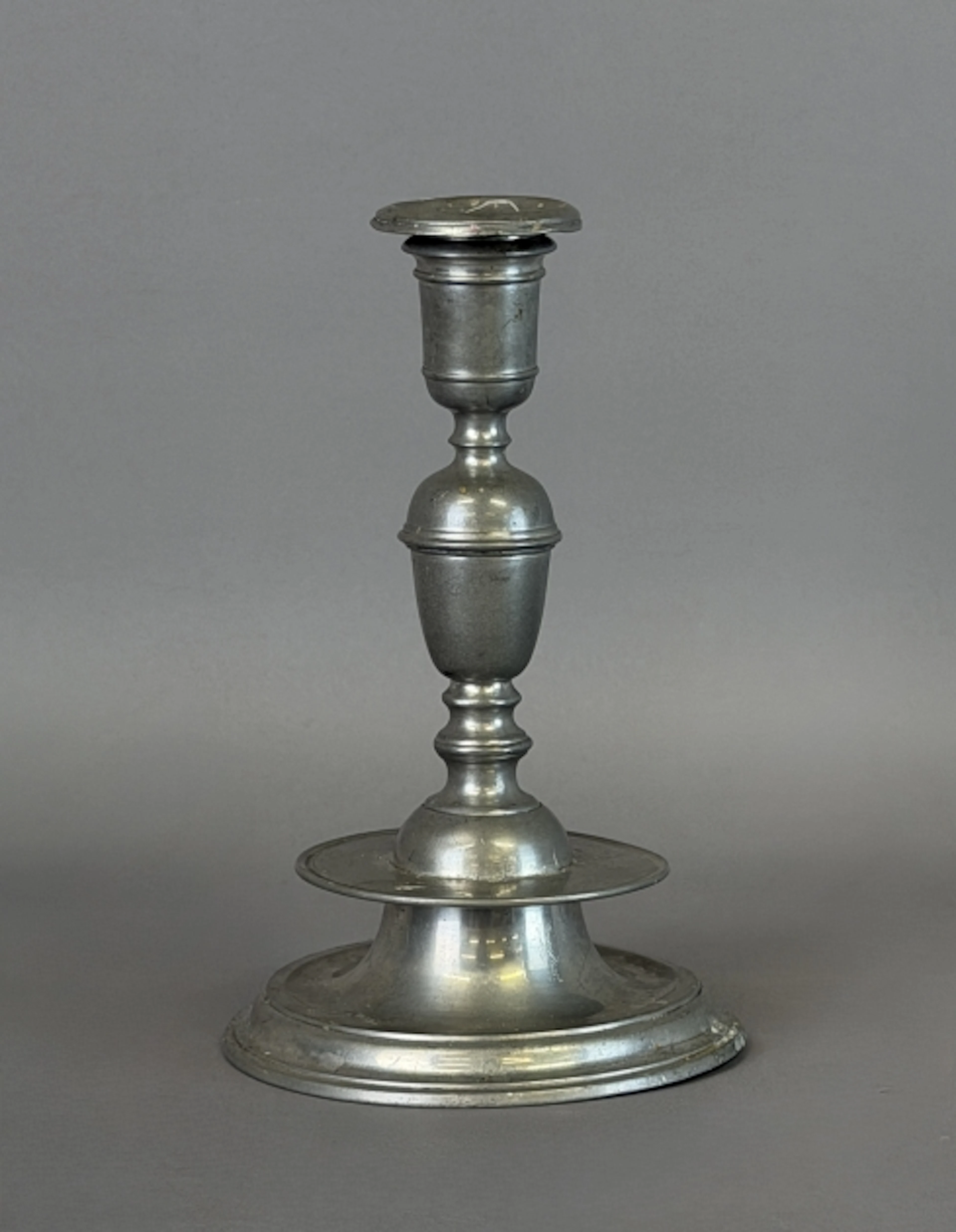 FRANS SANTESSON, Stockholm, Ljusstake, tenn, 1800-tal