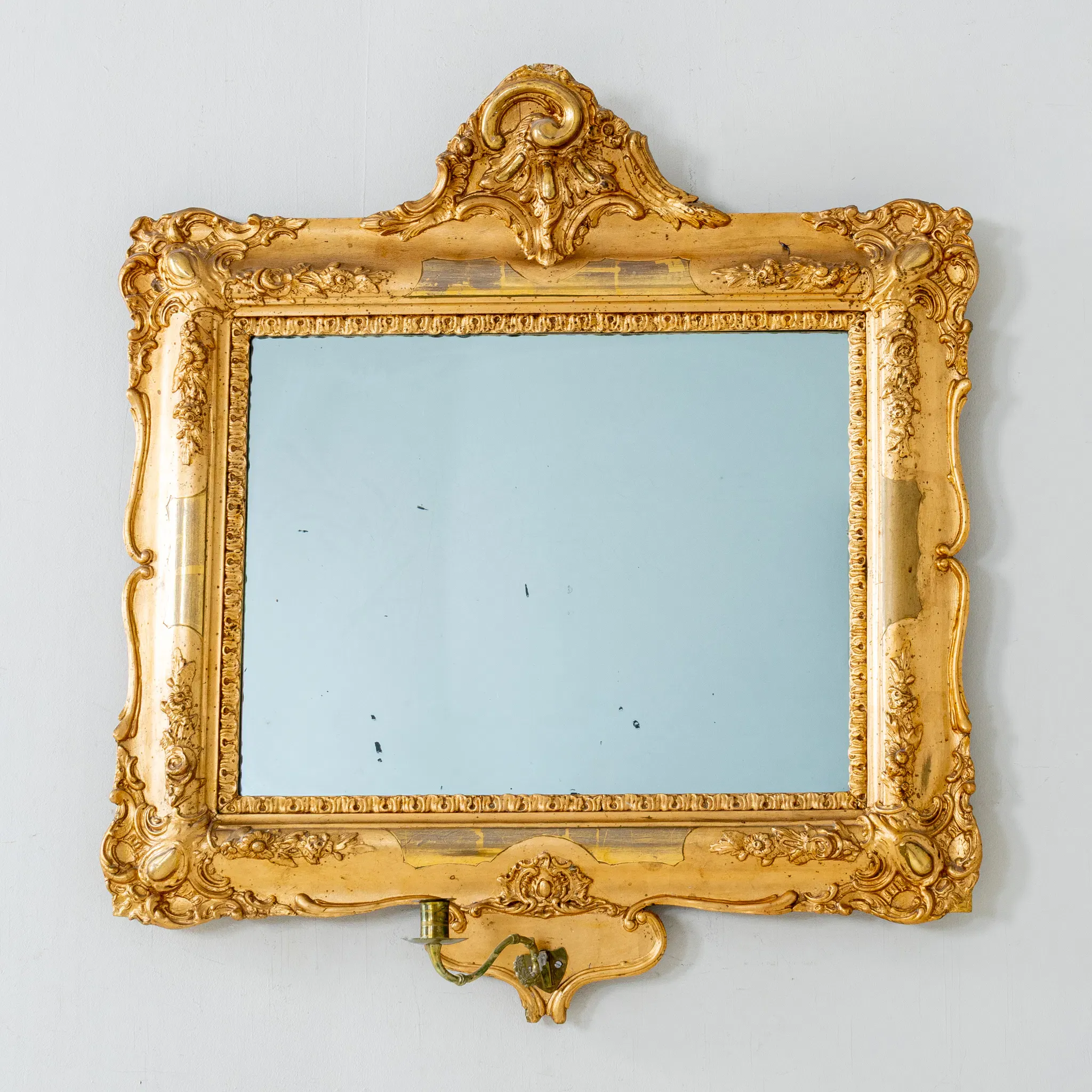 SPEGELLAMPETT, bronserad, 1800-tal