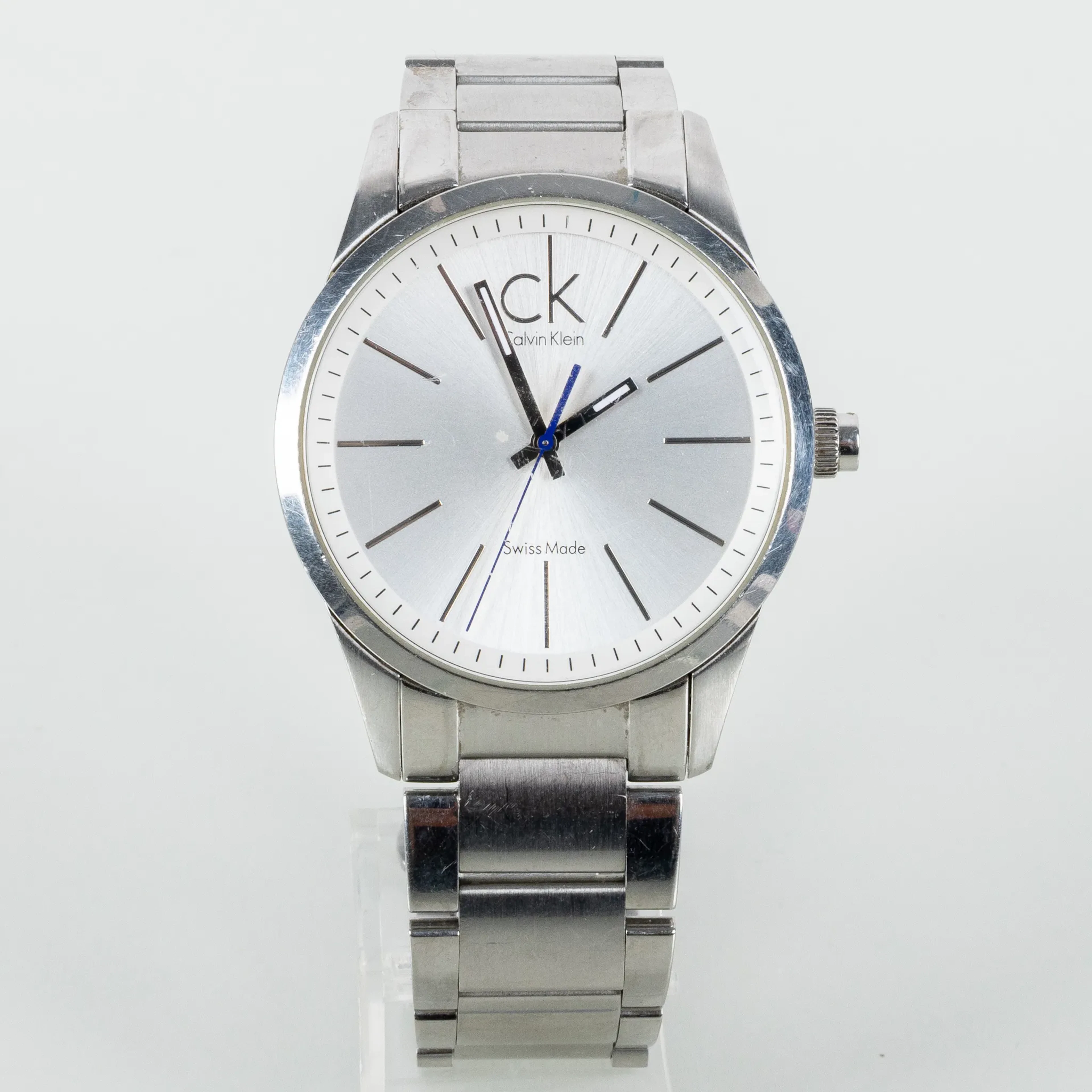RELOJ DE PULSERA, Calvin Klein, acero, años 2000