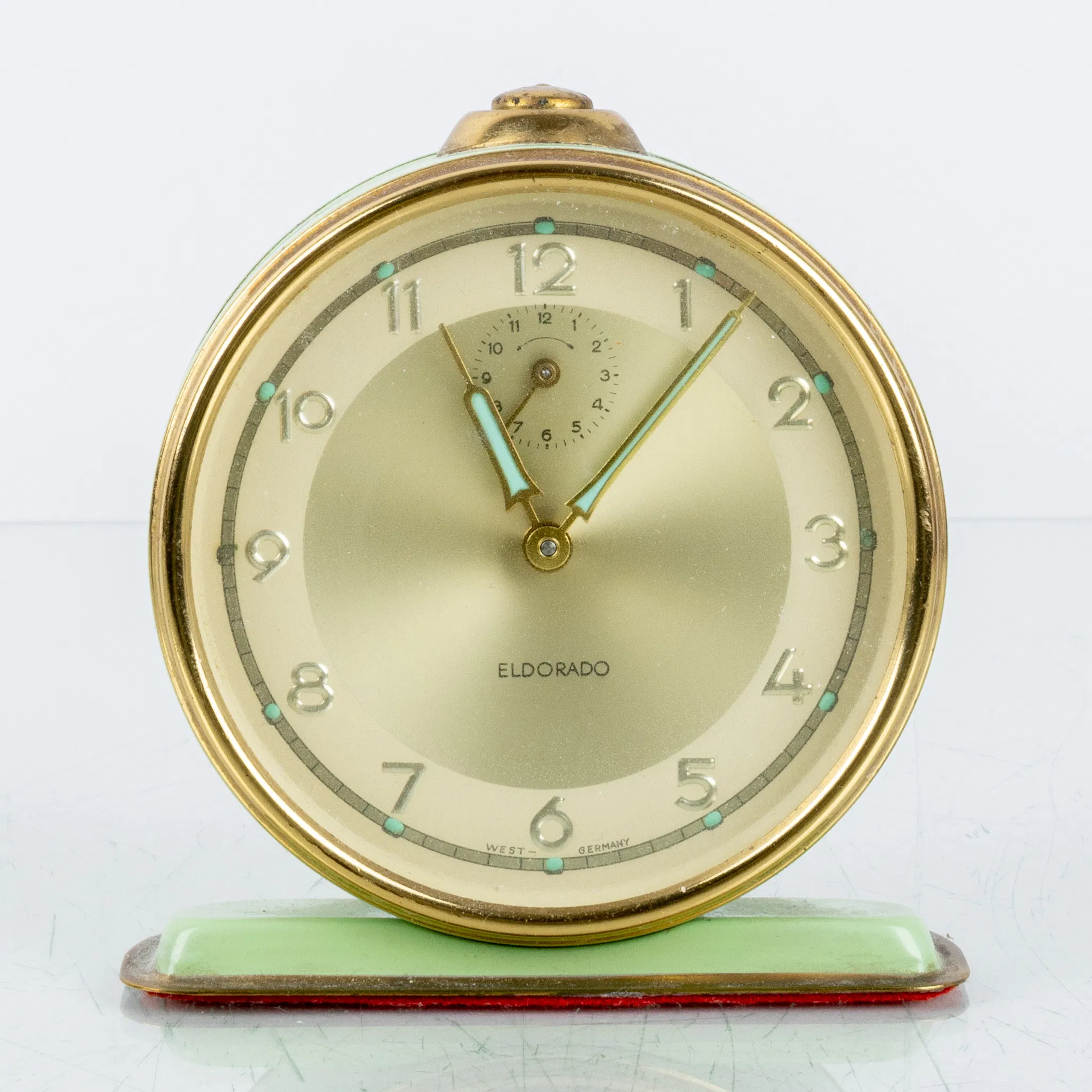 ALARM CLOCK, metal, Eldorado, mid-1900s