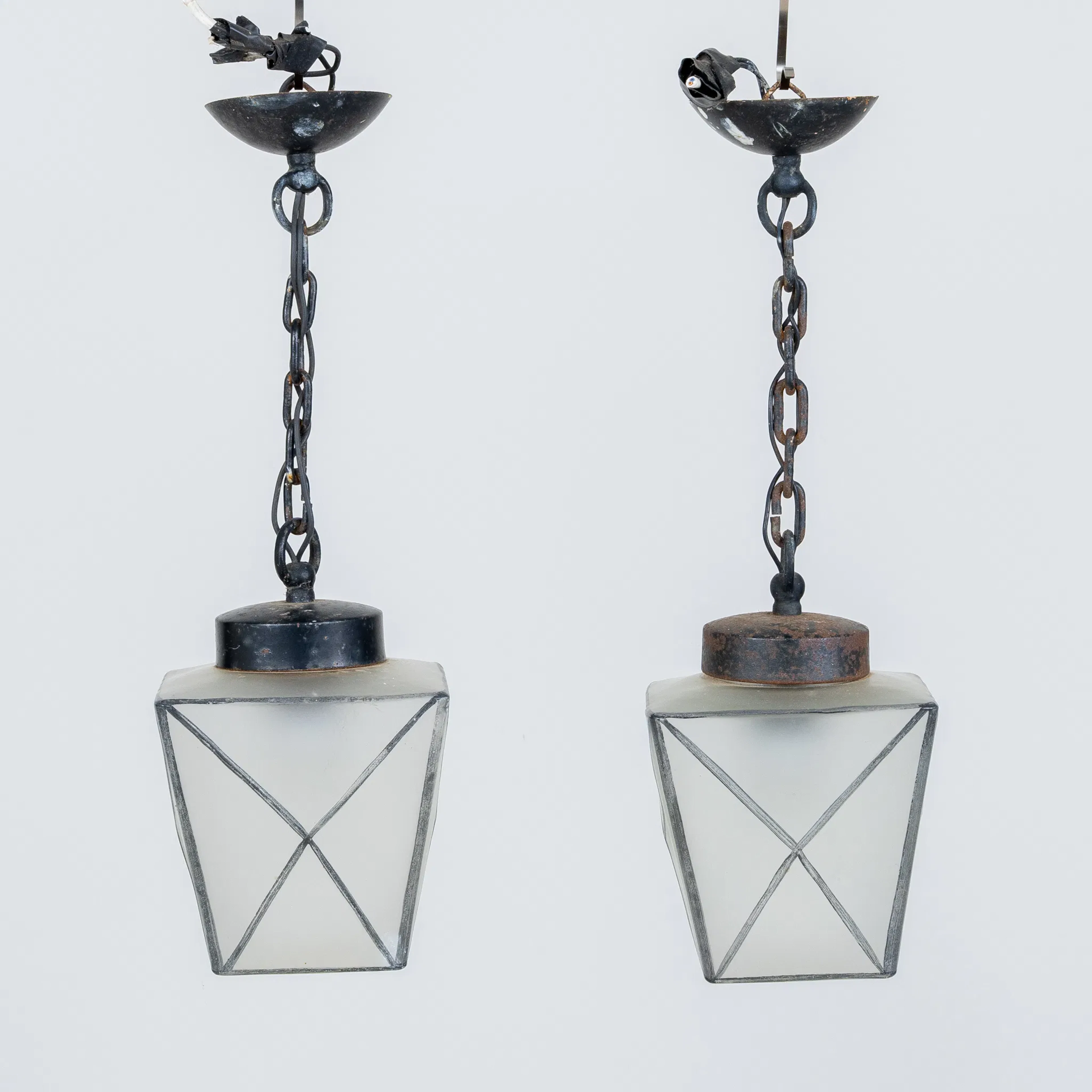 CEILING LANTERNS, 1 pair, the first half of the 20th century
