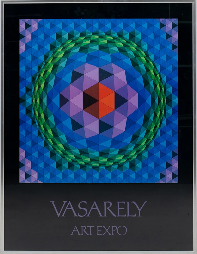 POSTER, offset printing, Vasarely Art Expo