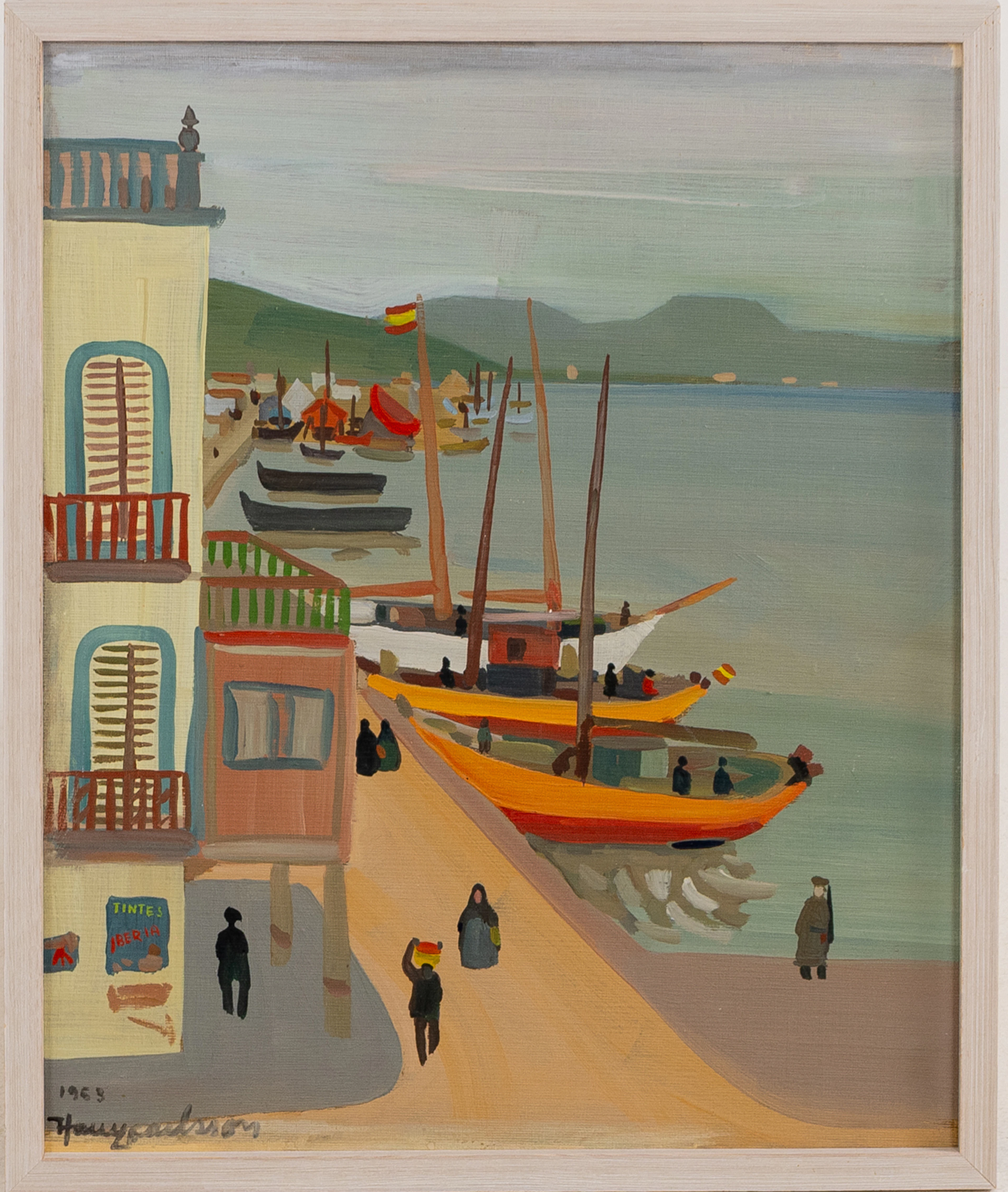 HARRY CARLSSON (1913-1992), Öl auf Holz, signiert und datiert 1963