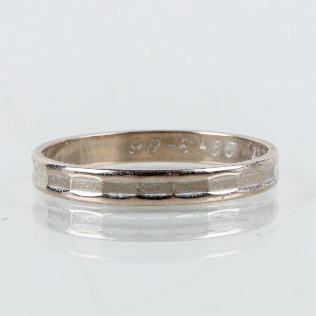 RING, 18k white gold, Swedish stamps