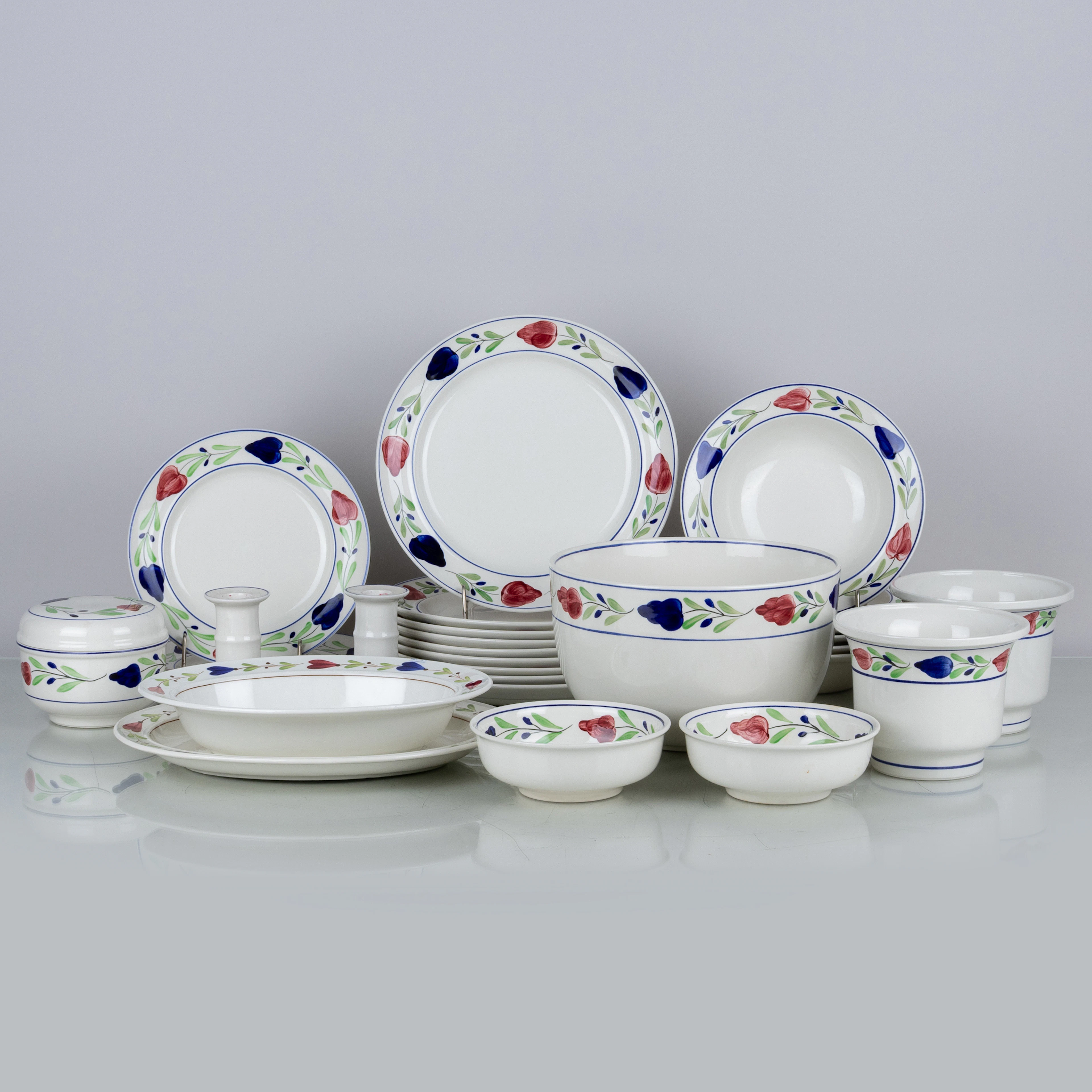 VAJILLA DE PORCELANA, 27+2 partes, porcelana, "Allmoge" y "Ranka", Gustavsberg