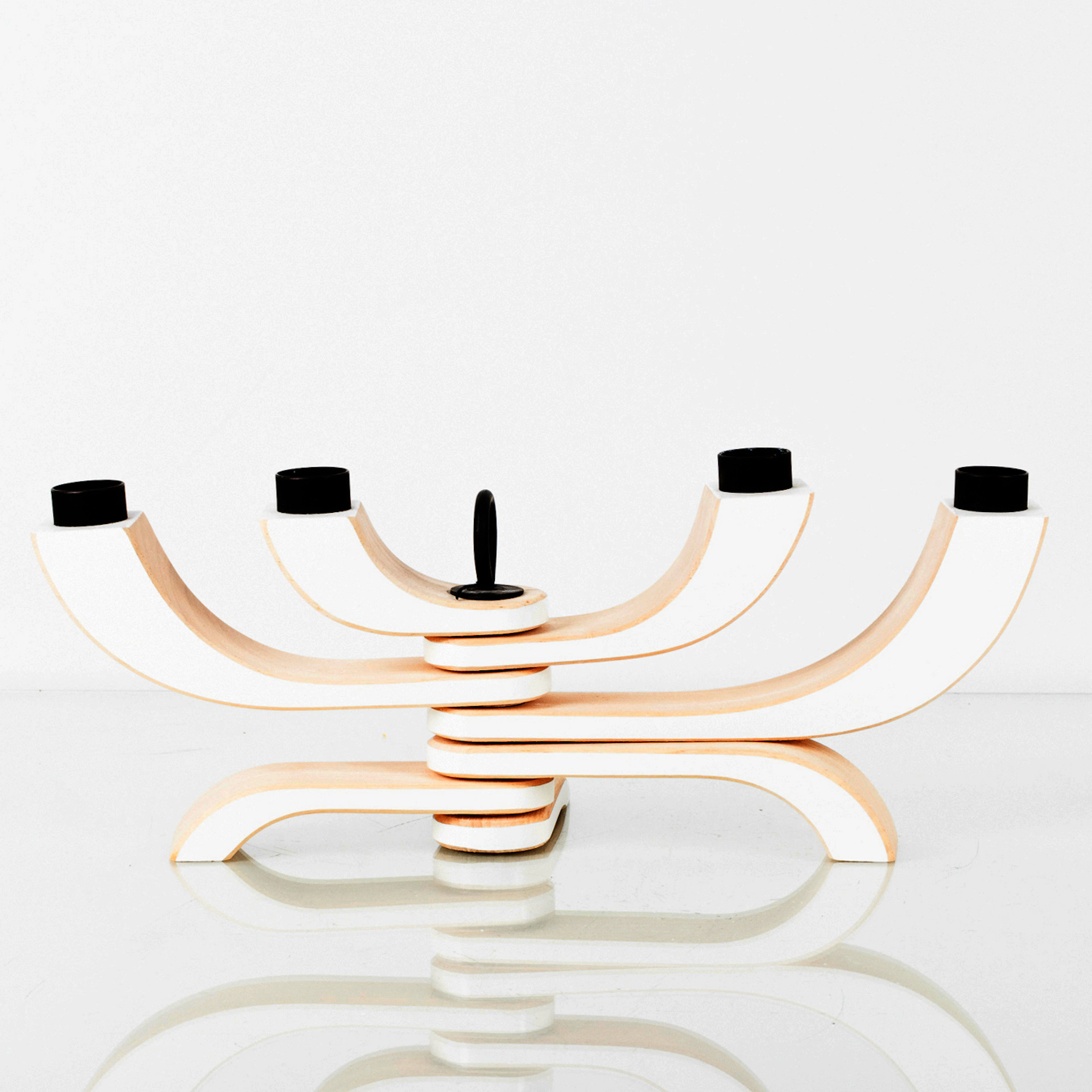 CANDELABROS DE MADERA, Designhouse Estocolmo, década de 2000