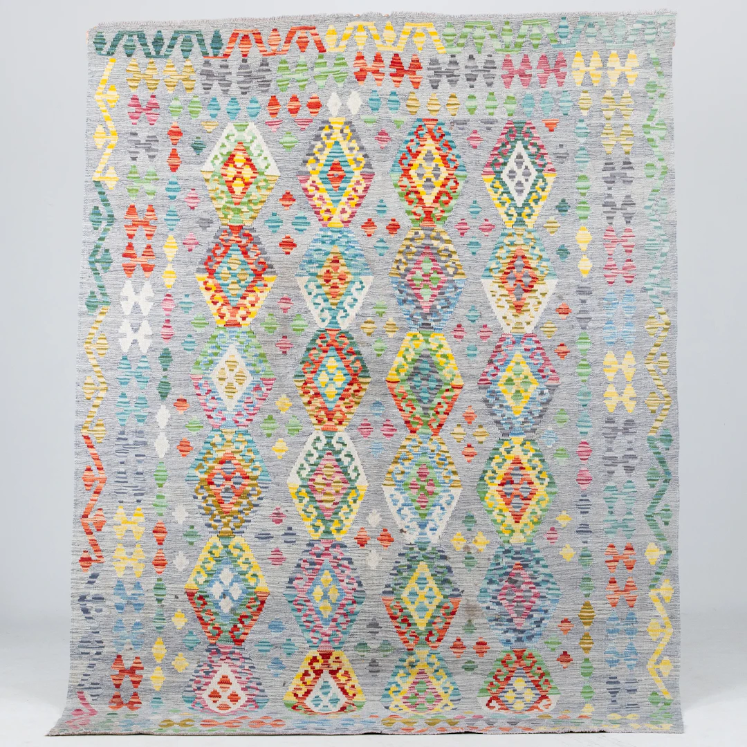 CARPET, Kelim, producción moderna, aprox. 250 x 181 cm