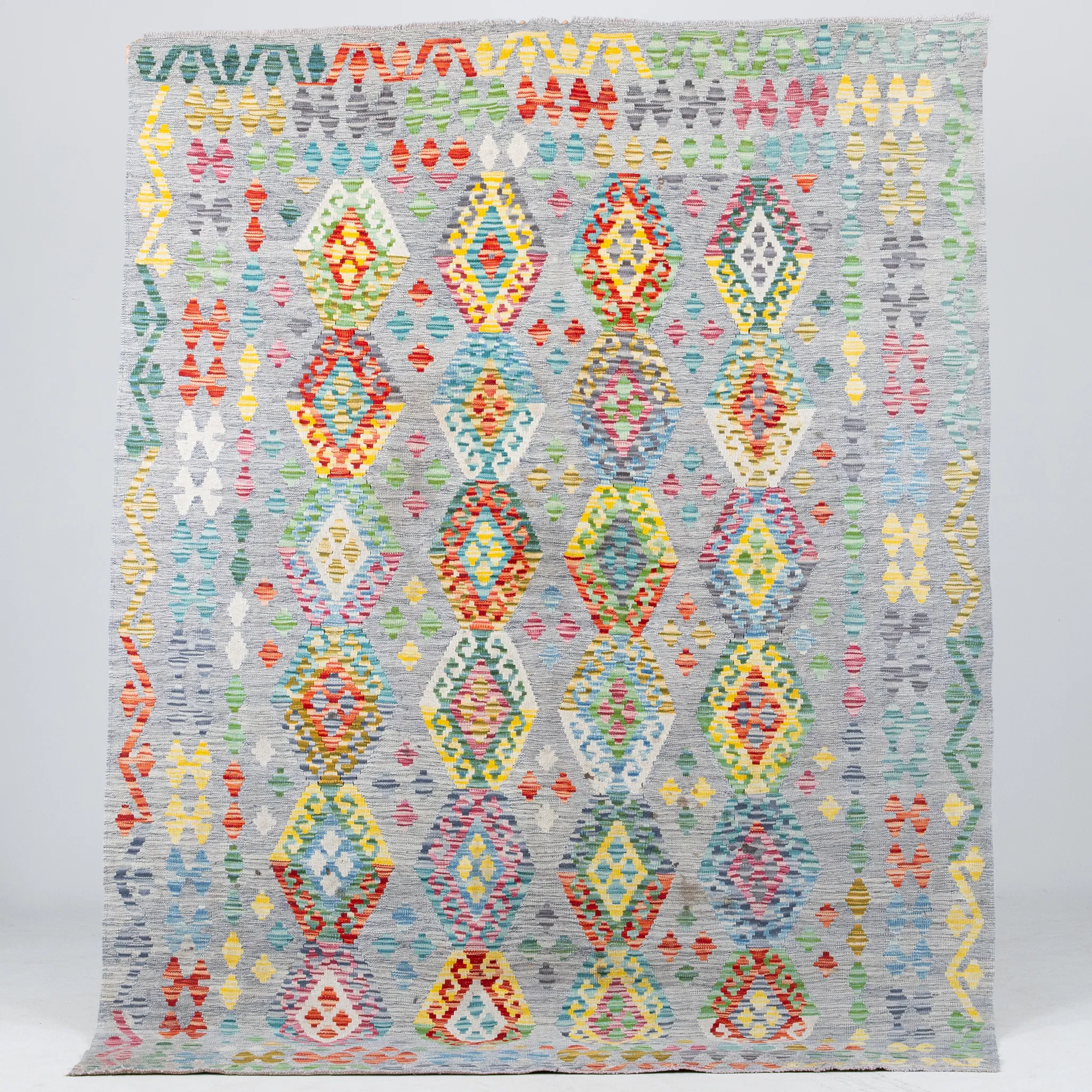 CARPET, Kelim, producción moderna, aprox. 250 x 181 cm