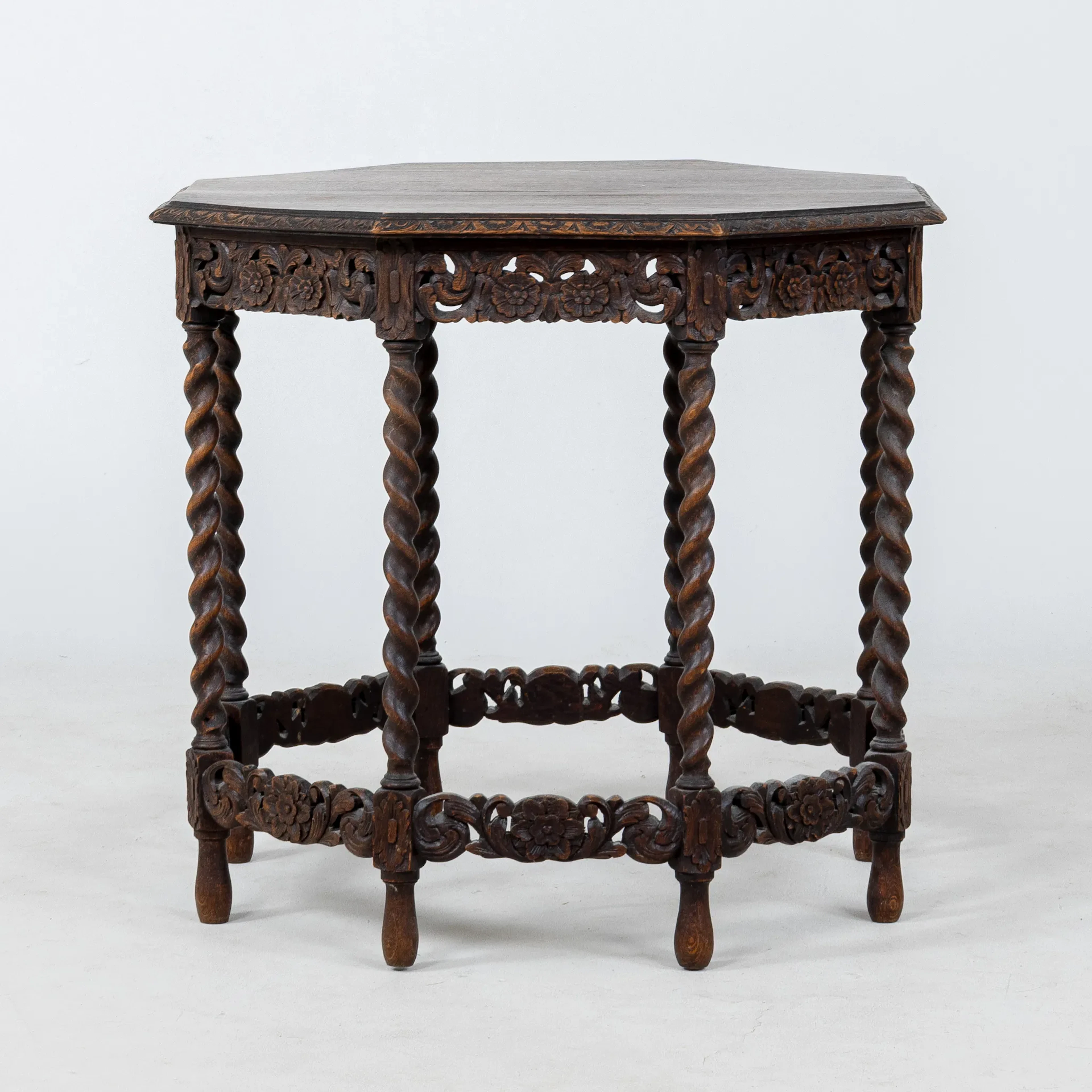 MESA LATERAL, estilo barroco, hacia 1900