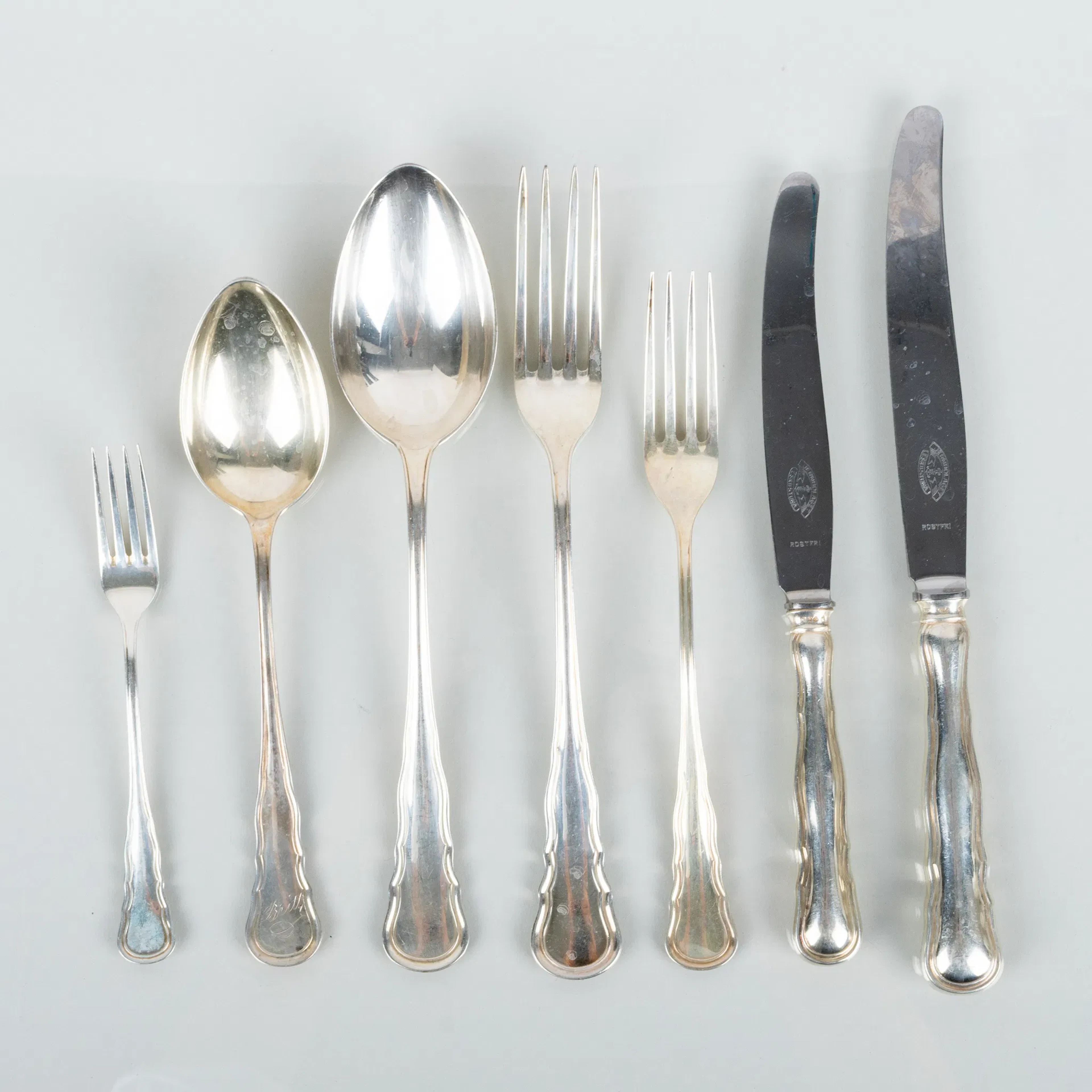 CUTLERY SET, 40 pieces, silver, CG Hallberg 1937