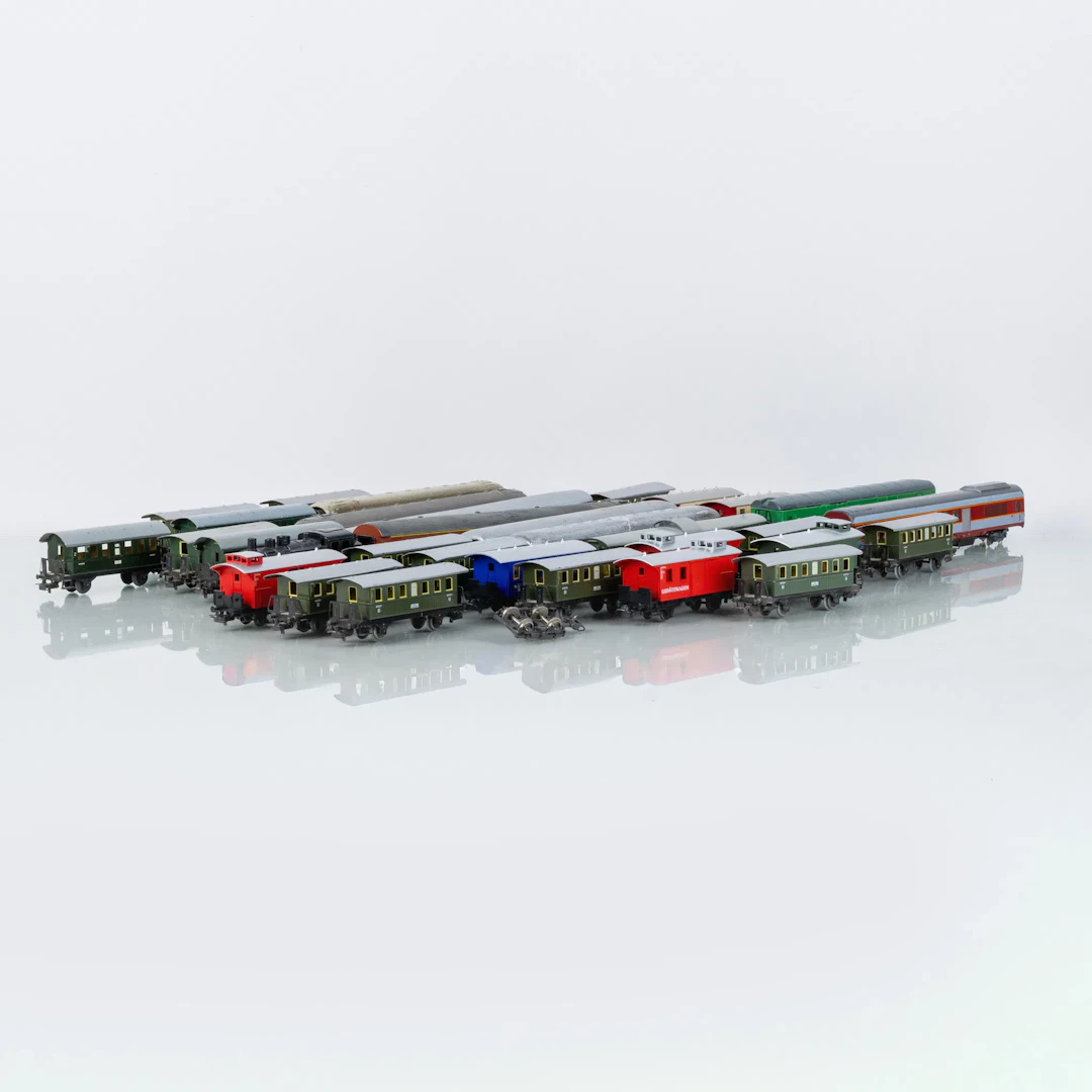 COLLECTION WAGONS, 32 parts, mostly Märklin