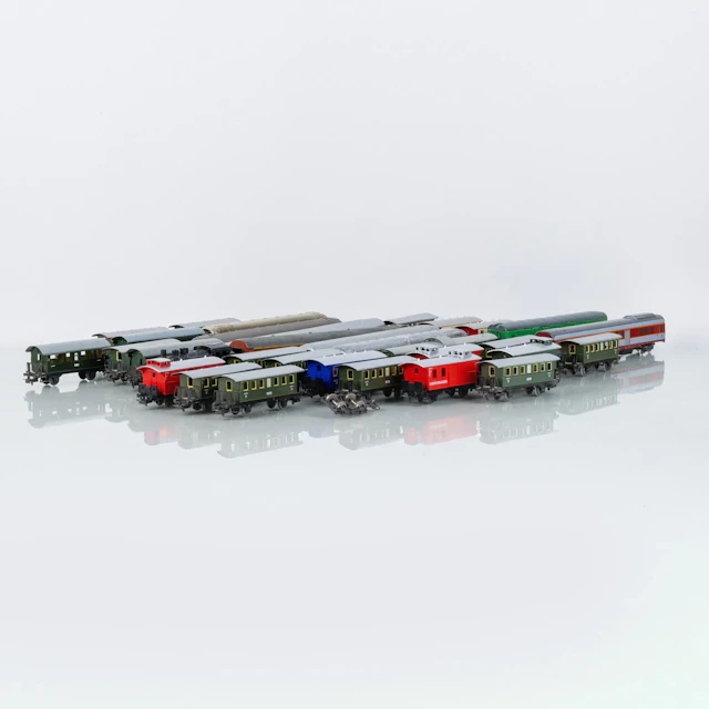 VAGONES DE COLECCIÓN, 32 piezas, en su mayoría Märklin
