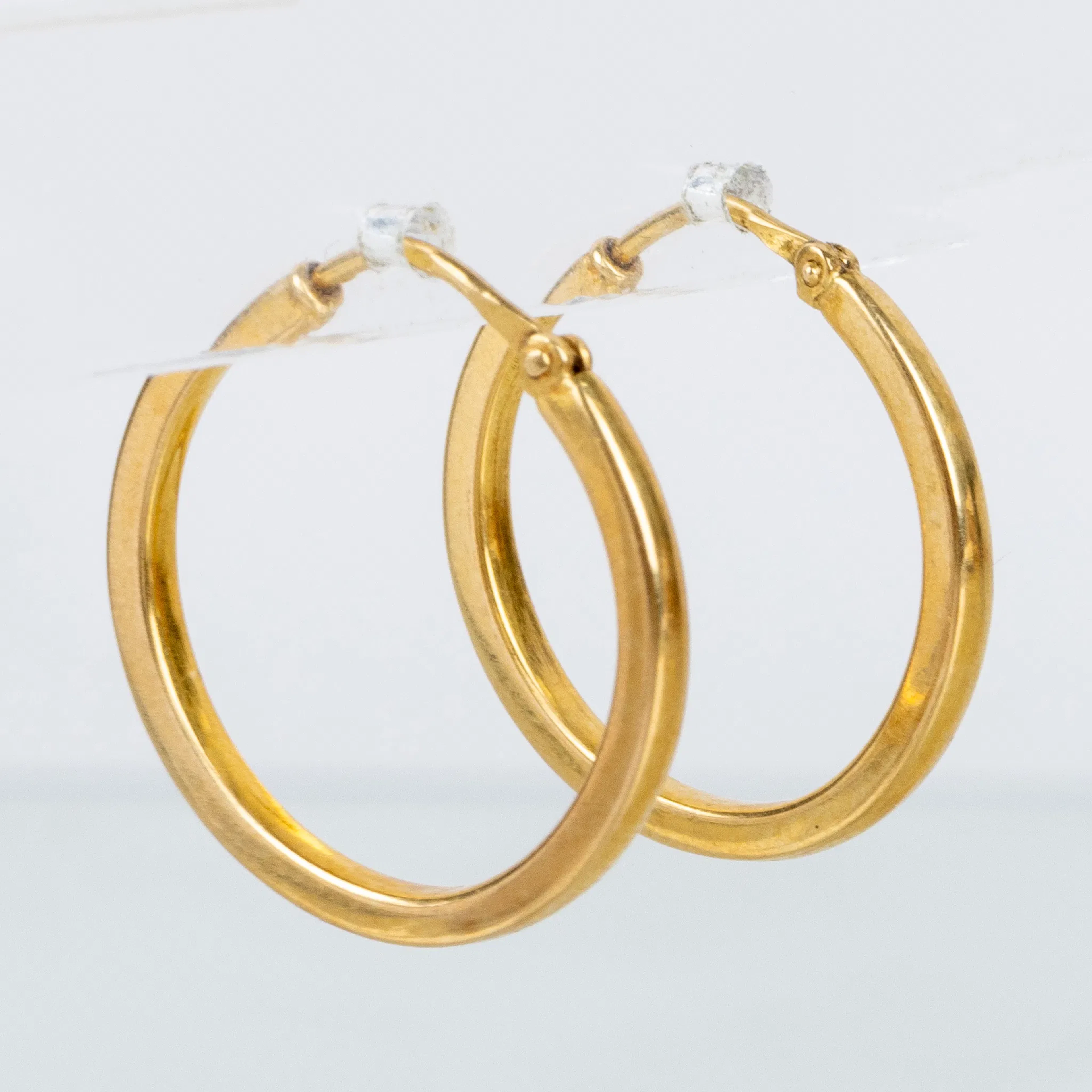 OHRRINGE, 1 Paar, 18-karat-Gold, Creol-Ohrringe