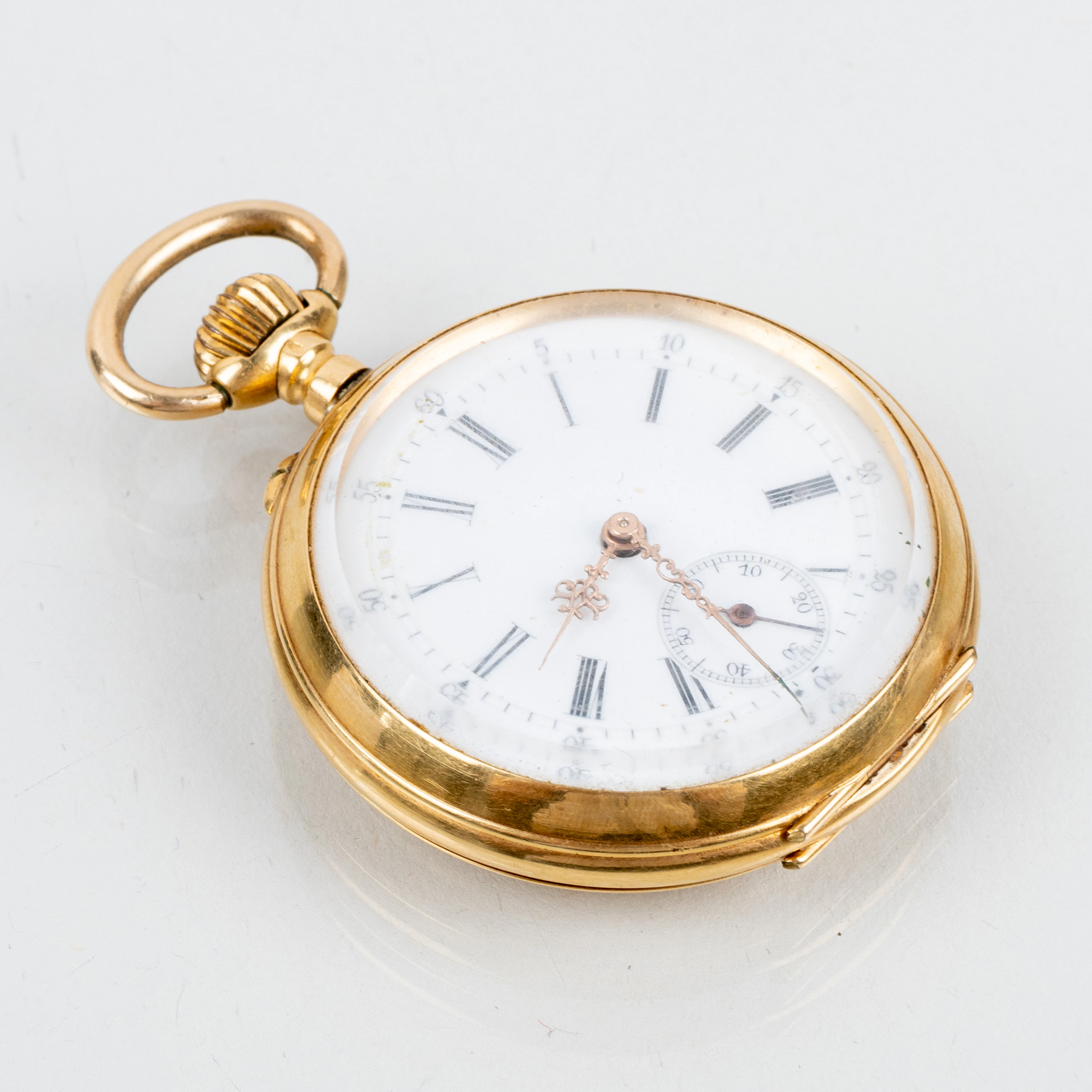 RELOJ DE BOLSILLO, ORO 18 QUILATES, mujeres, siglos XIX/XIX