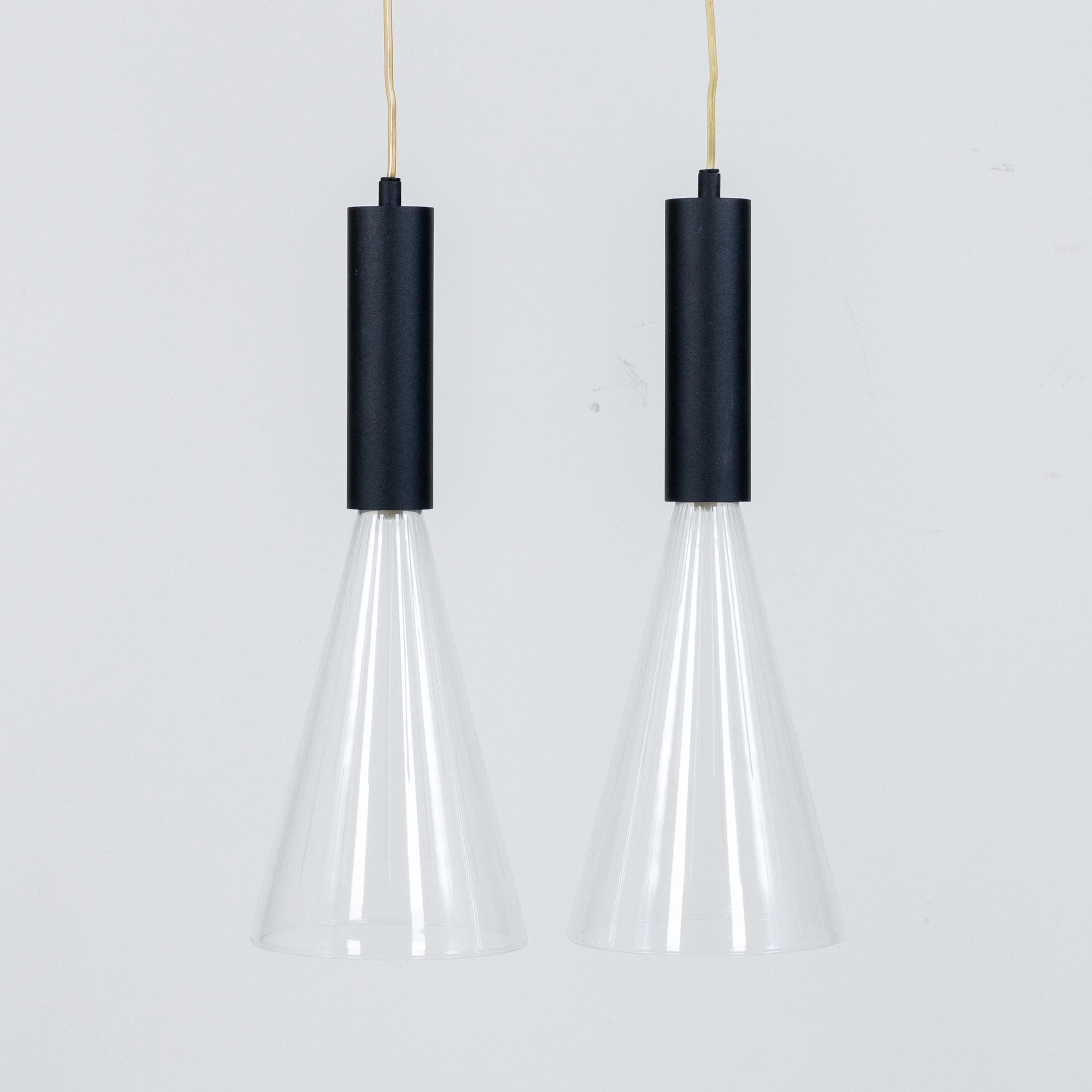 LENA BERGSTRÖM, 1 pair, ceiling lamps, for Orrefors, 2000s