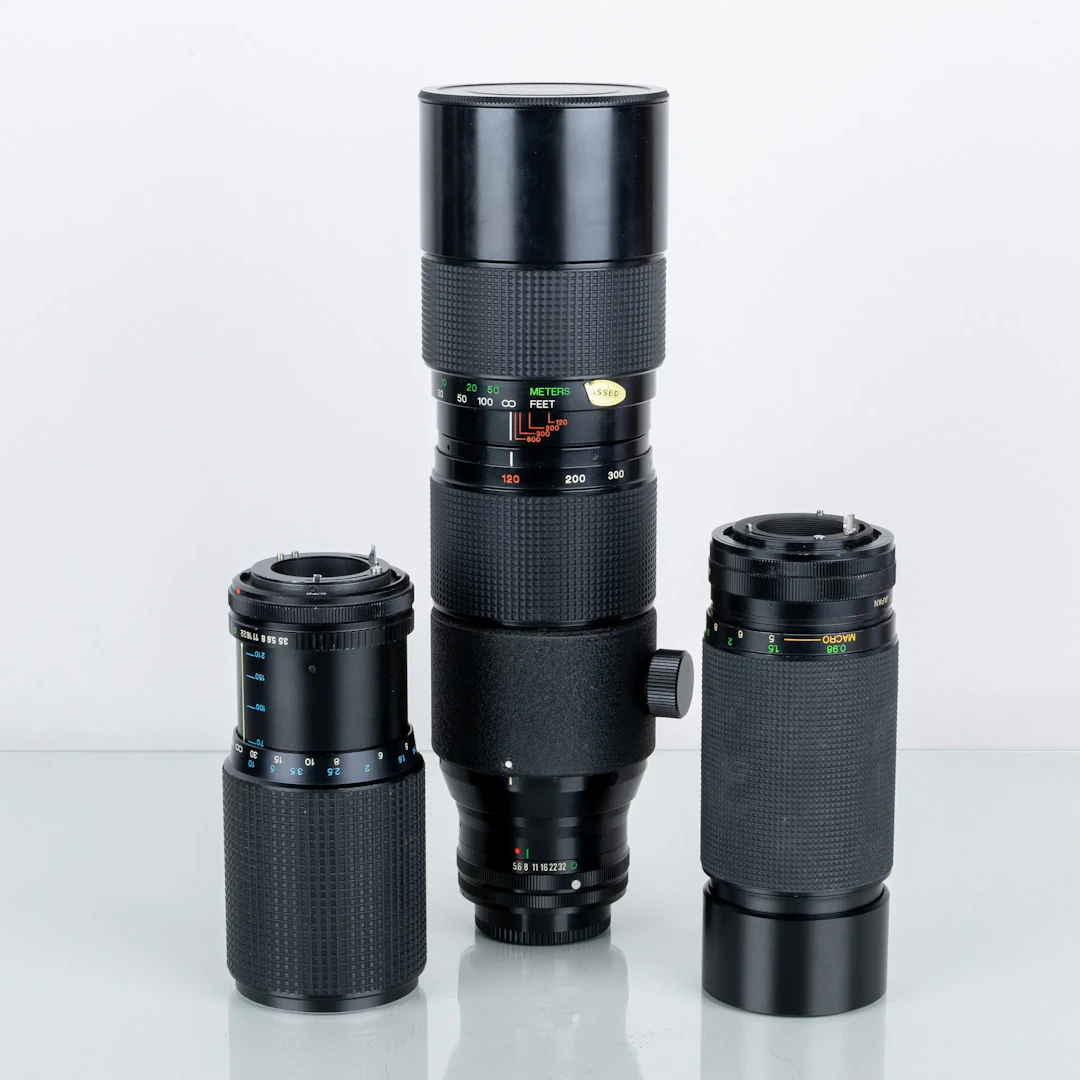 OBJETIVO, 3 piezas, Canon FD