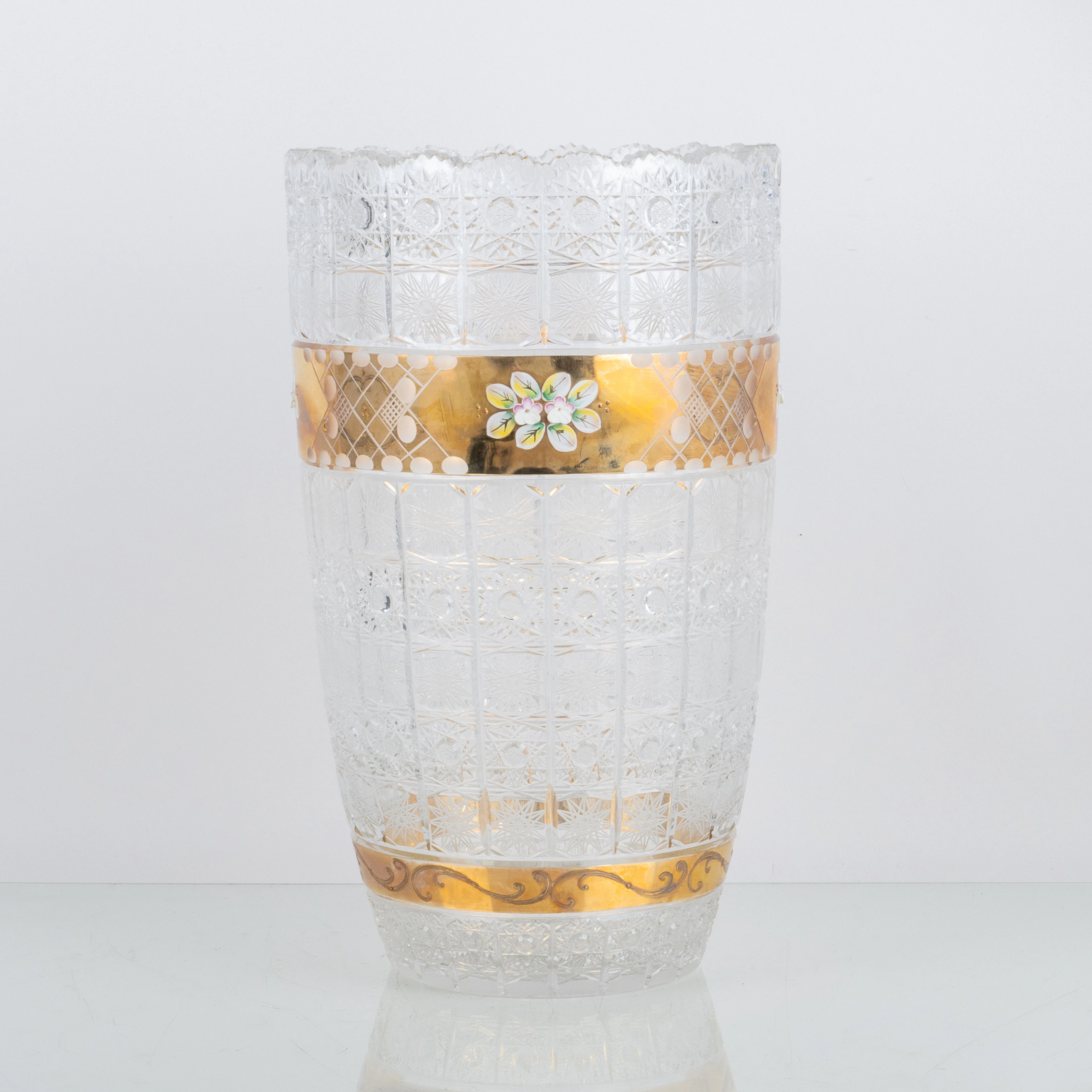 VASE, cristallo, Crystal Suite, Boemia, Repubblica Ceca, 1900, modello più grande