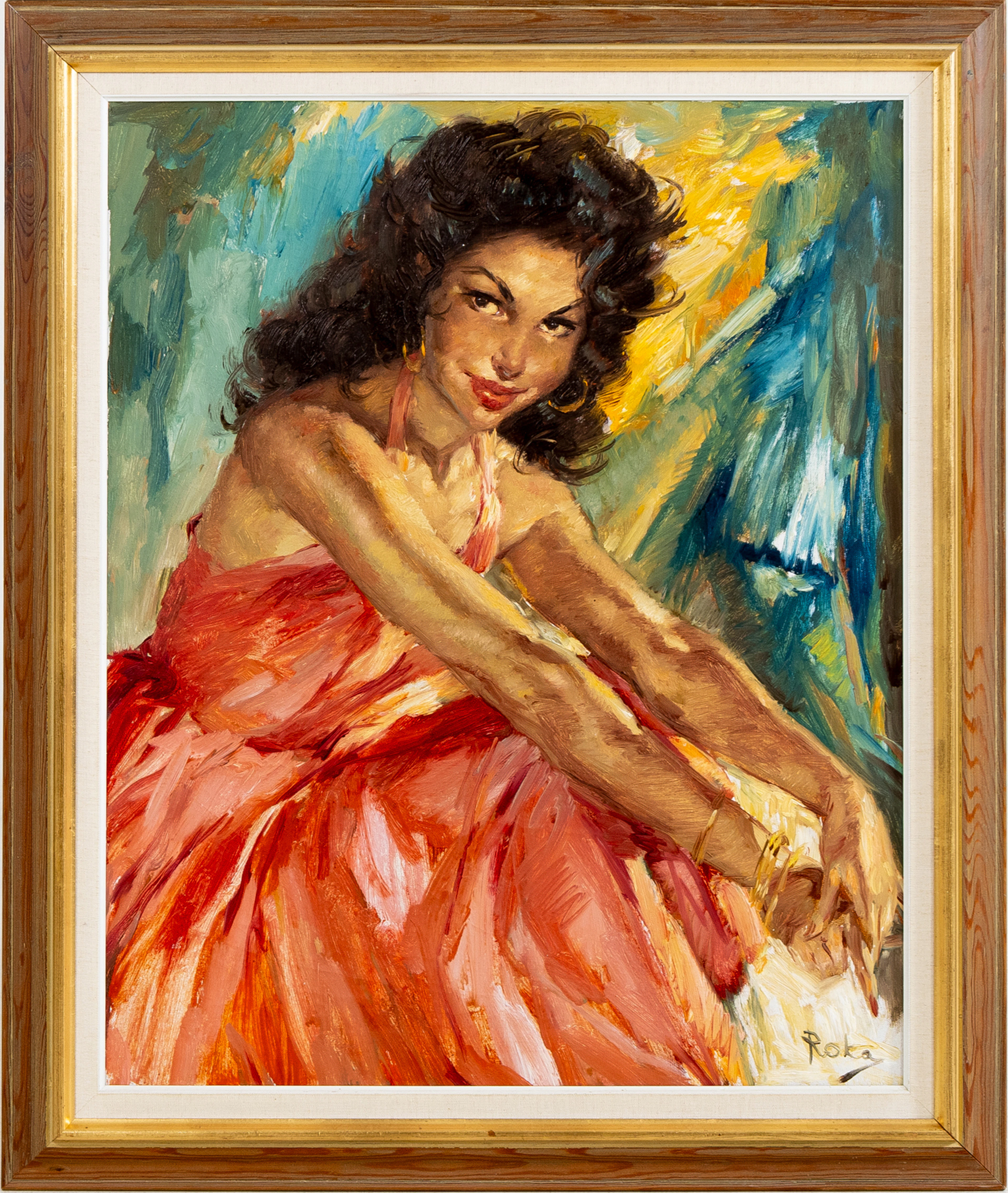 CHARLES ROKA (Ungern/Norge, 1912-1999), olja på duk, signerad