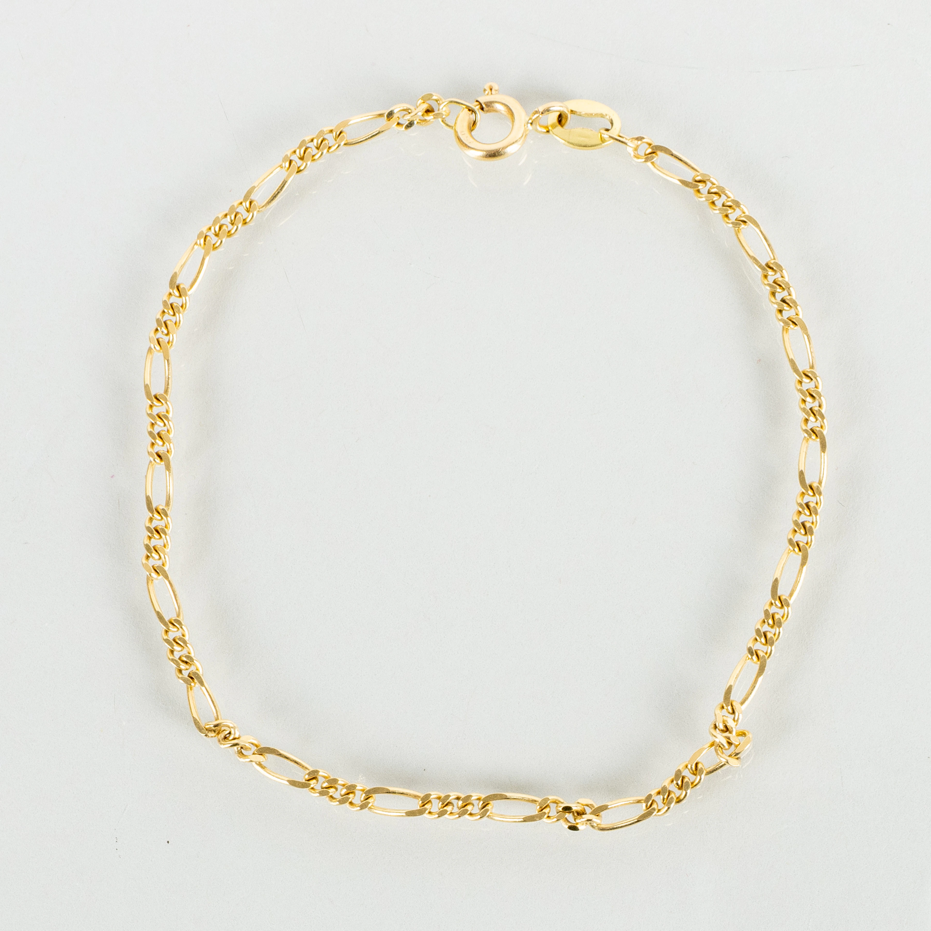 BRACCIALE, oro 18 carati, peso circa 2,7 g