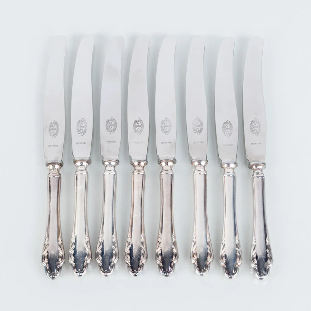 MESSER, 8 Stück Silber, JLH 1949