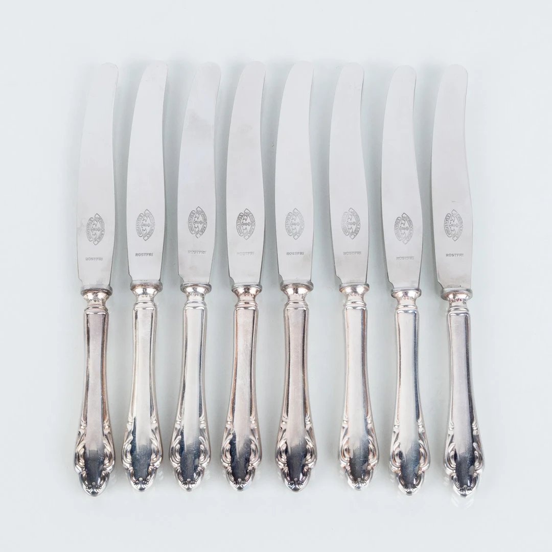 KNIVES, 8 pcs, silver, JLH 1949