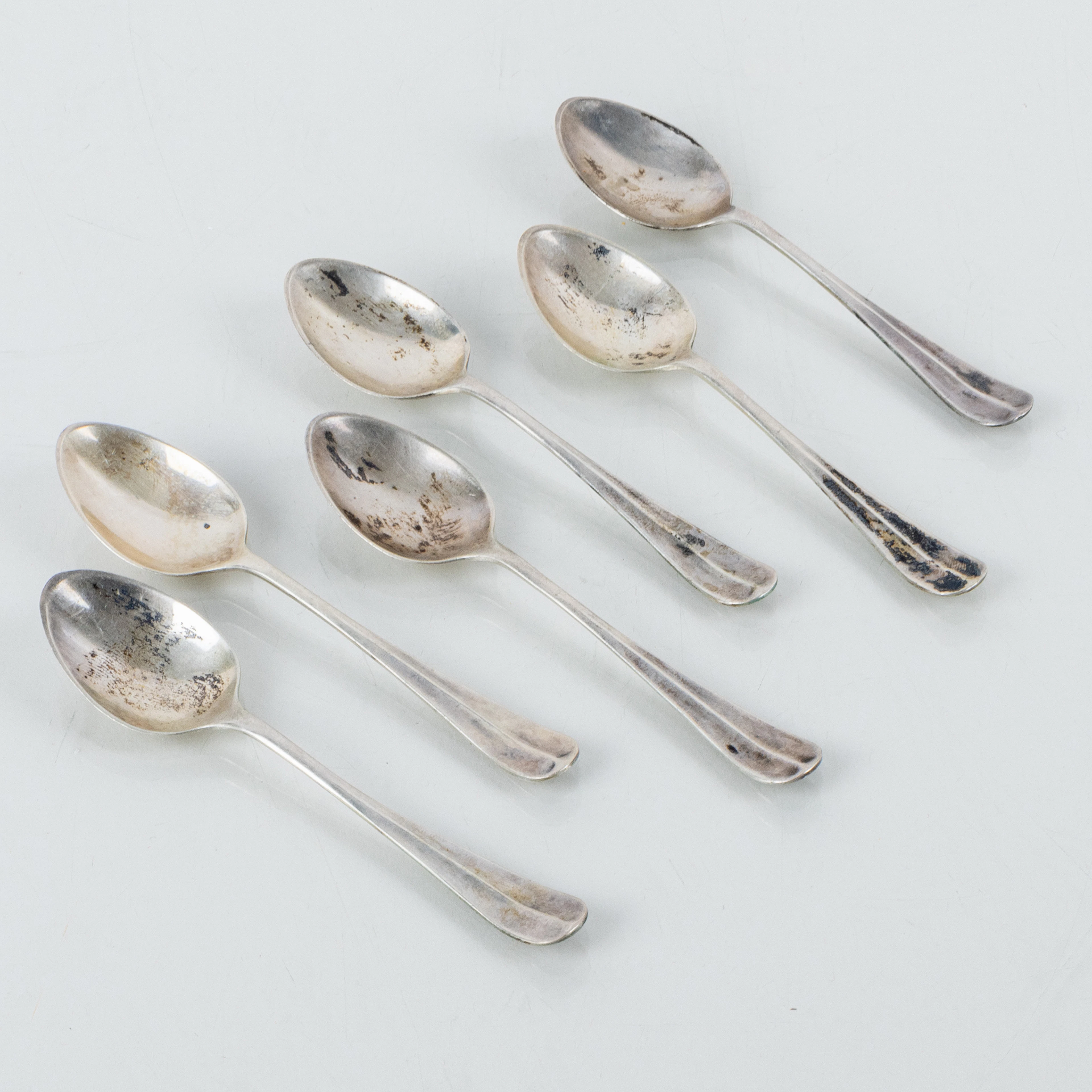 CAMERINI DA CAFFÈ, 6 pezzi, argento, Sheffield, Inghilterra 1931