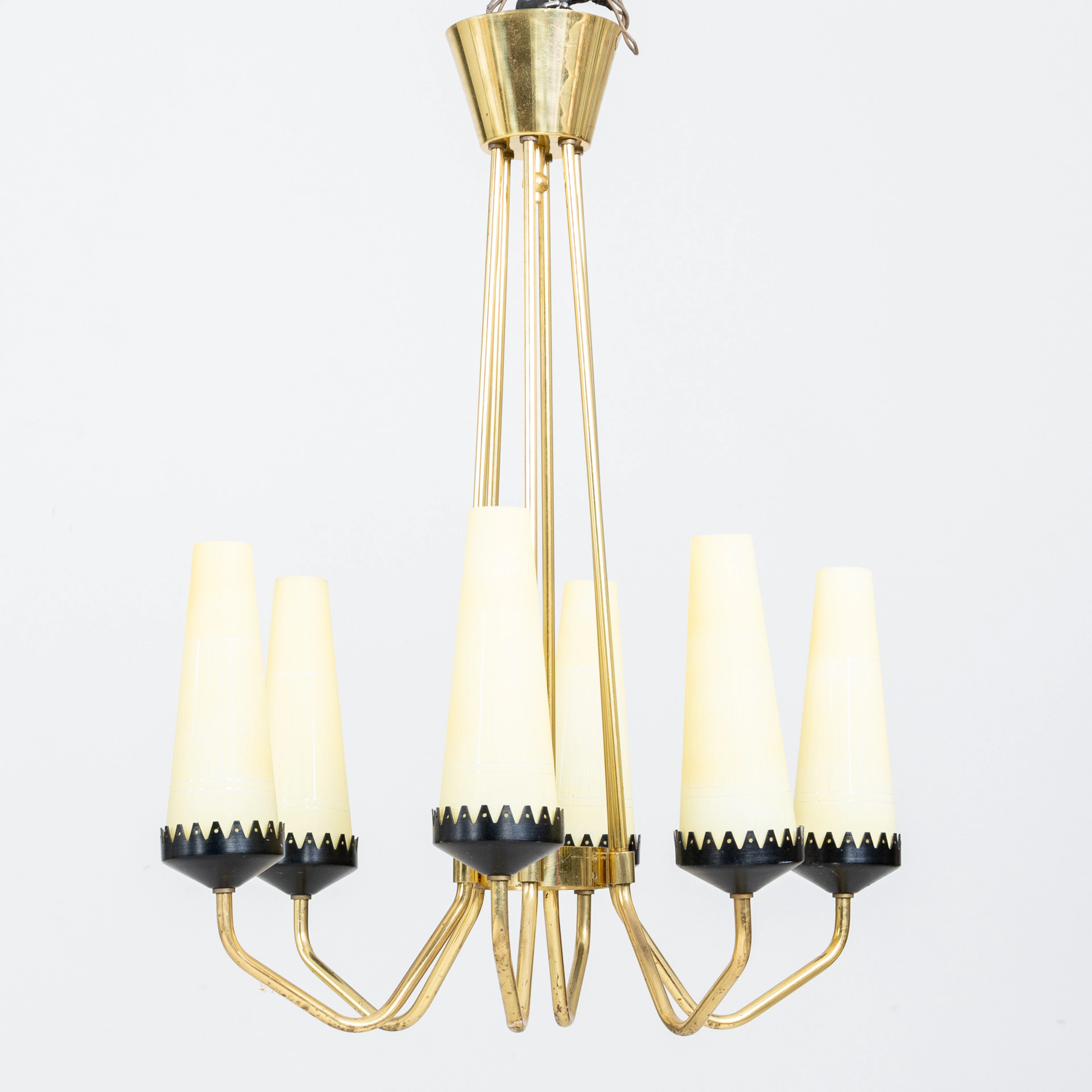 DECKENLAMPE, Mitte des 20. Jahrhunderts